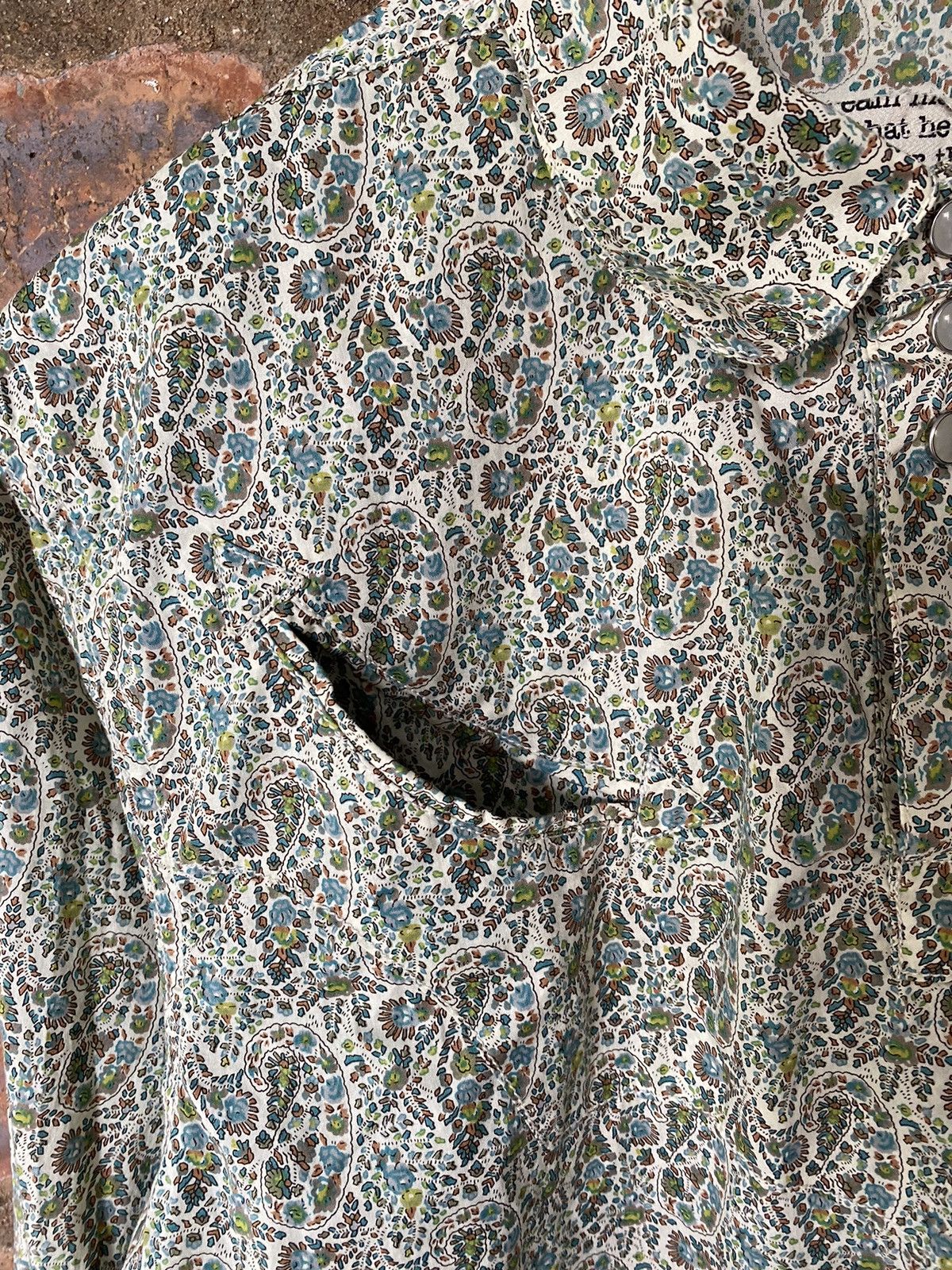 Kazuki Kuraishi × Levi's Vintage Clothing × Takahiromiyashita The Soloist. SS10 Levi's x Takahiro Miyashita paisley pullover Size US M / EU 48-50 / 2 - 7 Thumbnail