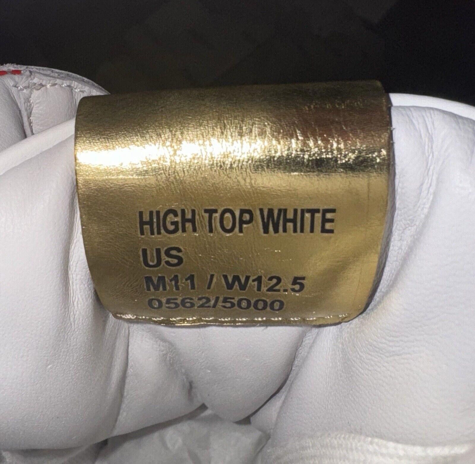 Designer TRUMP SNEAKERS Numbered 562/5000 FIGHT Sneakers sz 11 Size US 11 / EU 44 - 8 Thumbnail