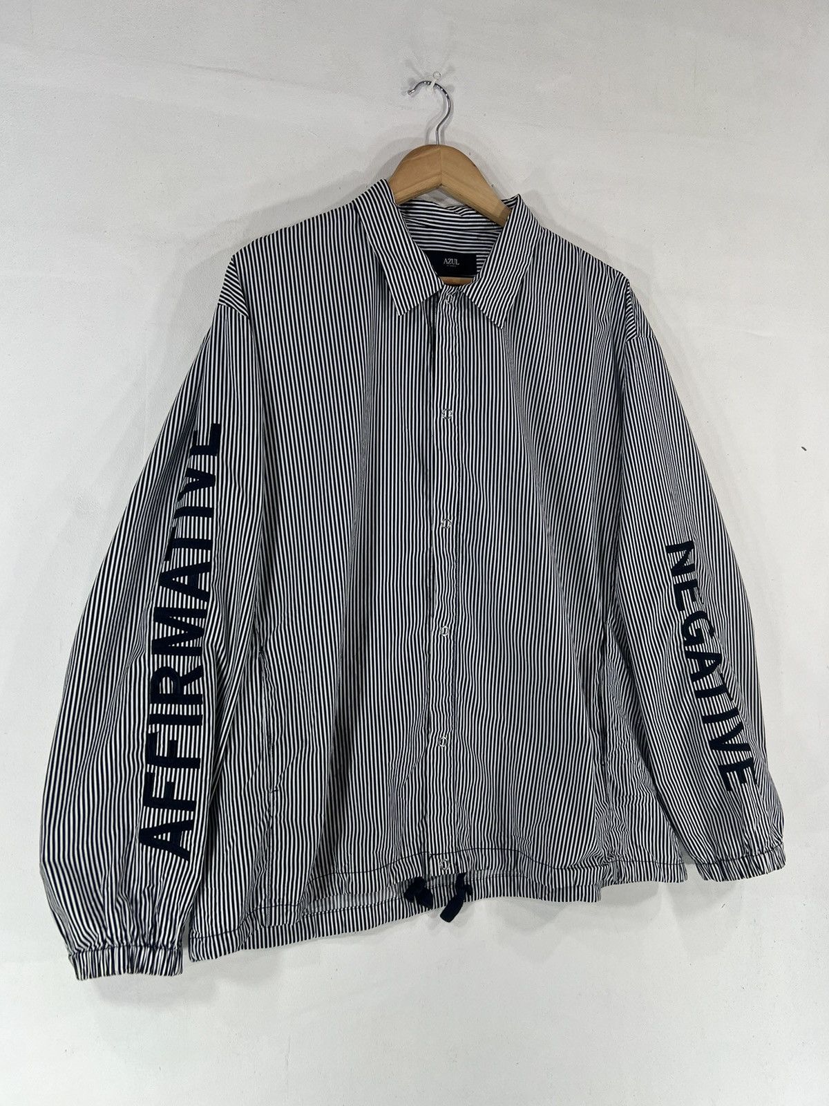 Designer × Japanese Brand Azul Affirmative Negative Full Button Jacket Size US L / EU 52-54 / 3 - 4 Thumbnail