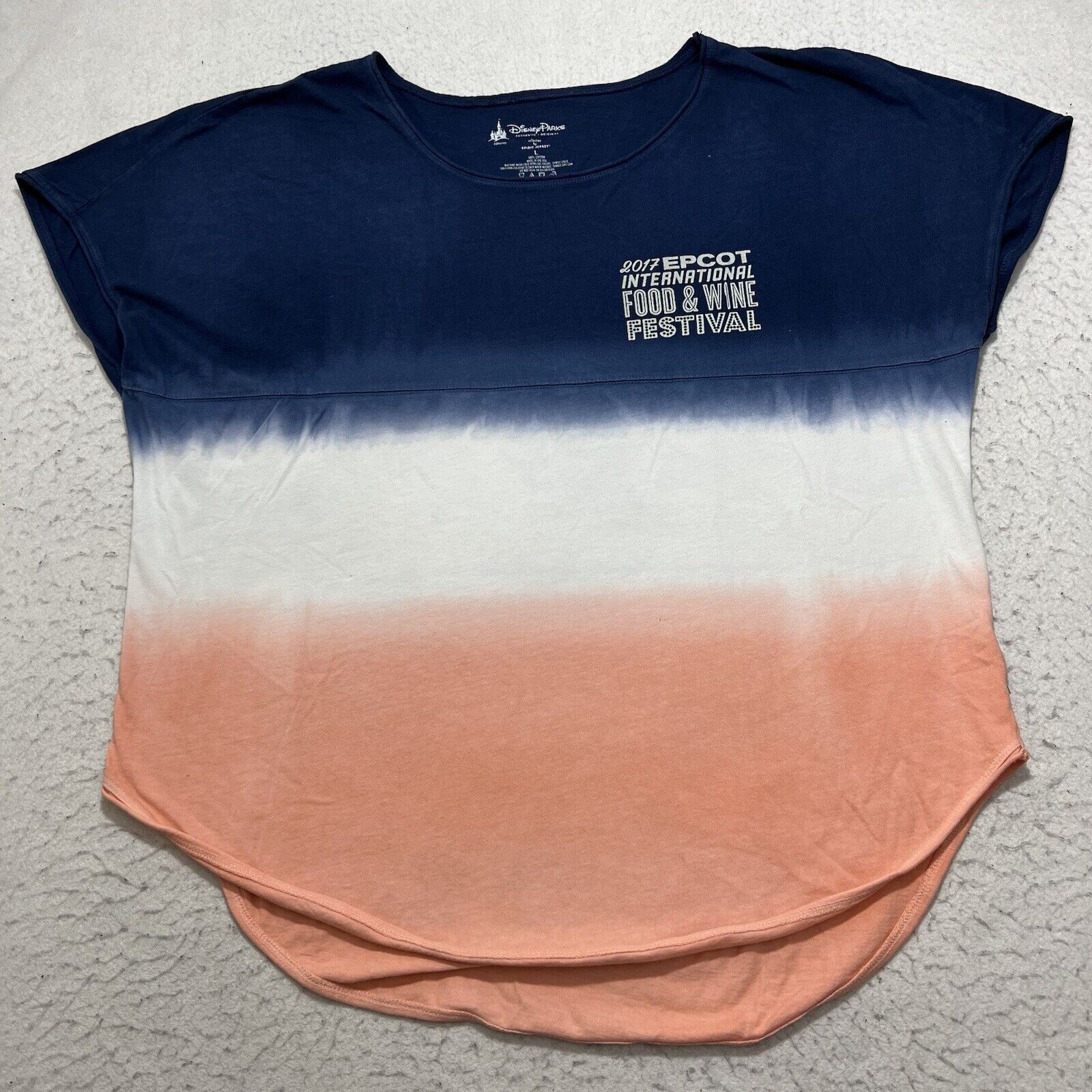Disney Disney Spirit Jersey Large 2017 Epcot Food Wine Festival Tee Size US L / EU 52-54 / 3 - 2 Thumbnail