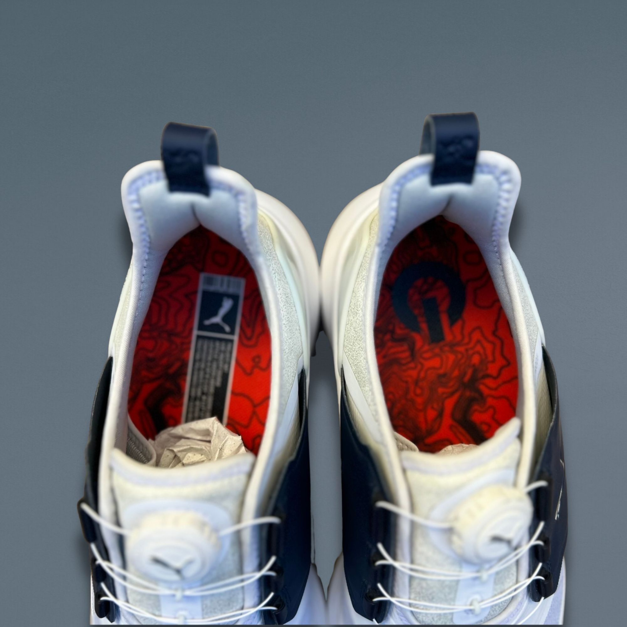 Puma Puma Ignite NXT Disc Men's Golf Shoes Size 7.5 White/Navy Li Size US 7.5 / EU 40-41 - 5 Thumbnail