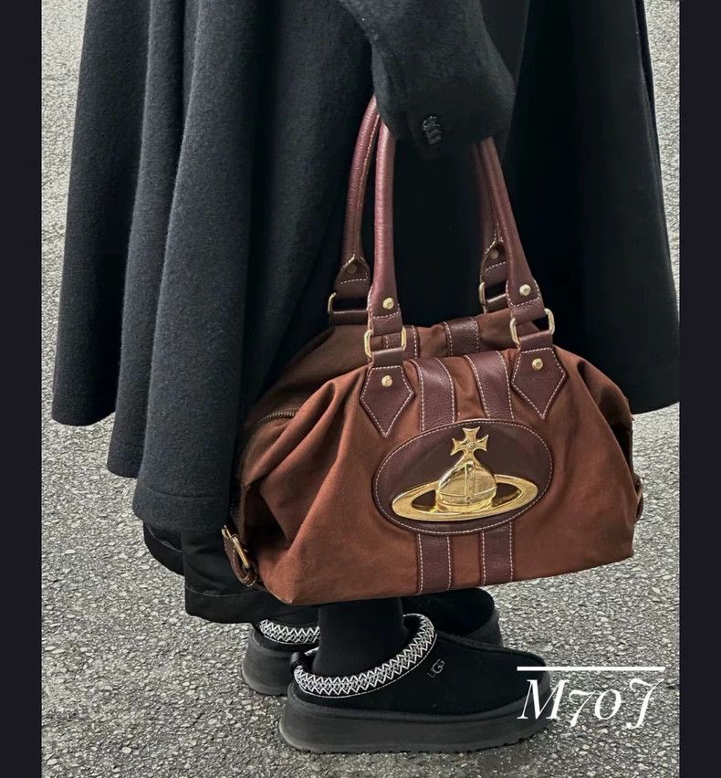 Vivienne Westwood vivienne westwood size os Brown giant golden Saturn orb Bos Size ONE SIZE - 1 Thumbnail