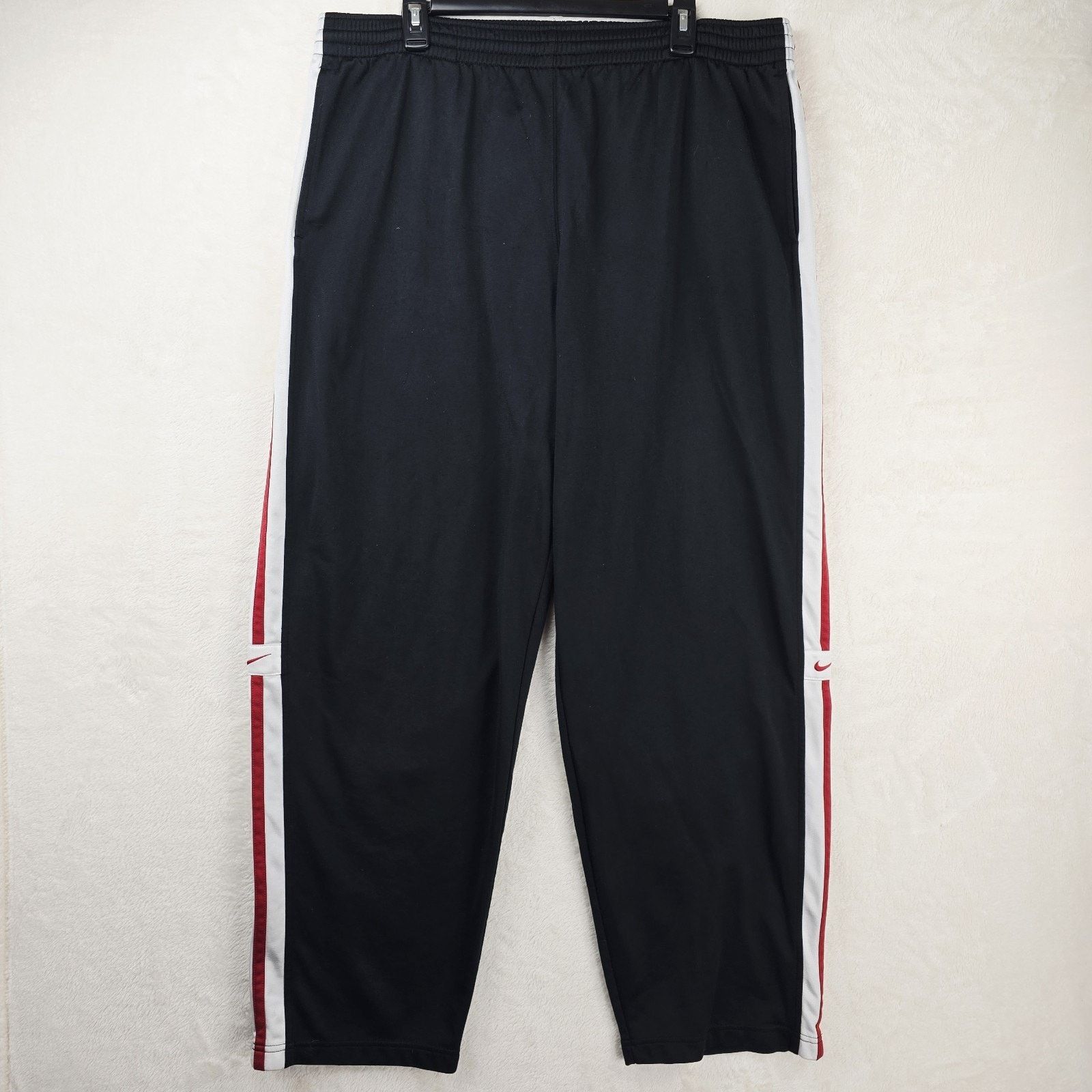 Nike Vintage Nike Track Sweatpants Mens XL Black Baggy Loose Fit Size US 38 / EU 54 - 2 Thumbnail
