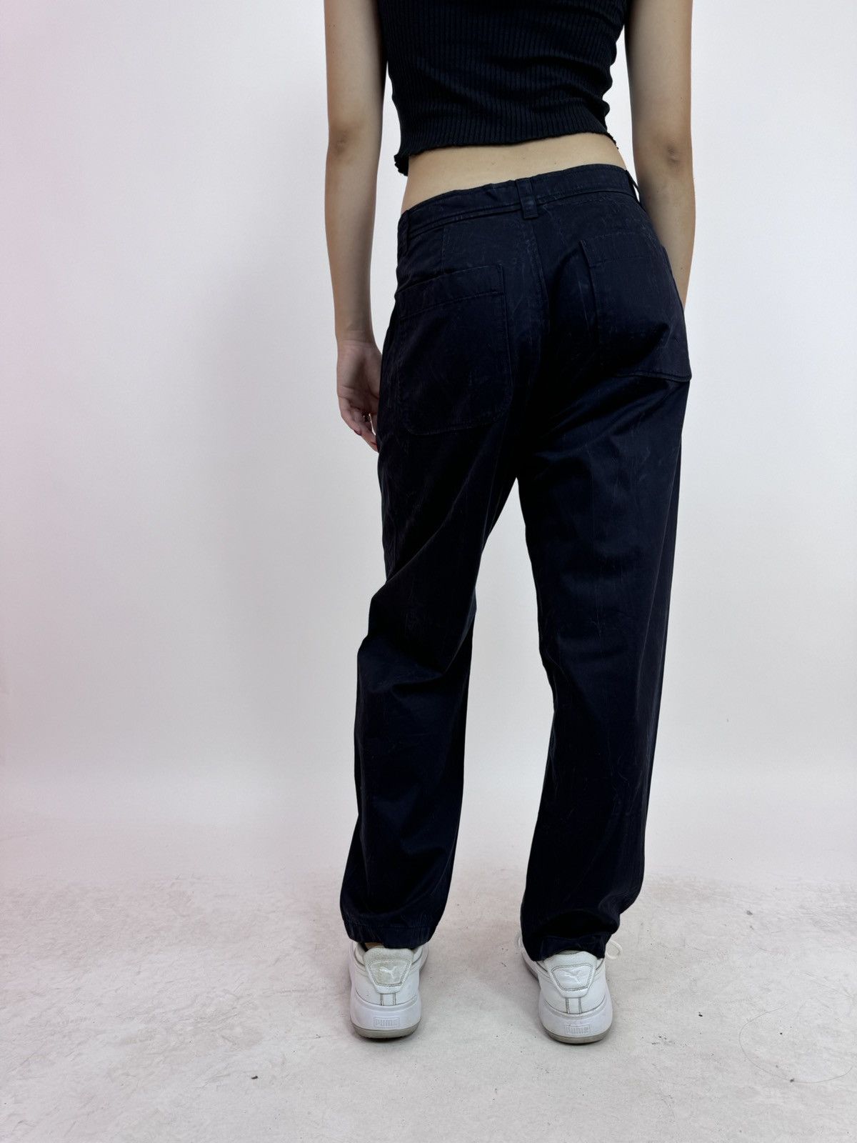Cos × Japanese Brand COS pleated Trousers pants Womens size EUR 46 Size 30" / US 8 / IT 44 - 4 Thumbnail
