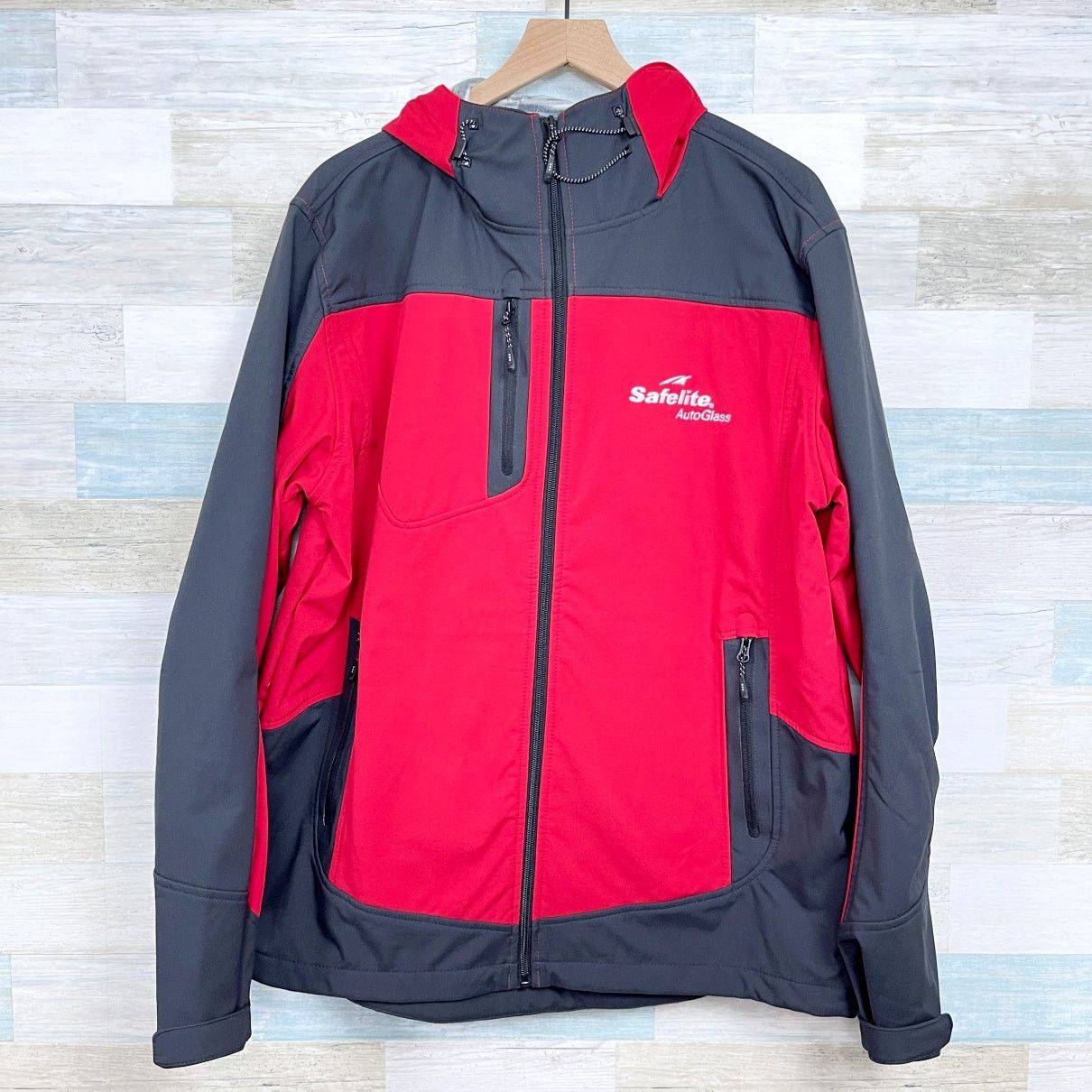 image of Safelite Autoglass Elevate Softshell Jacket Red Mens 4Xl (Size 2XL)