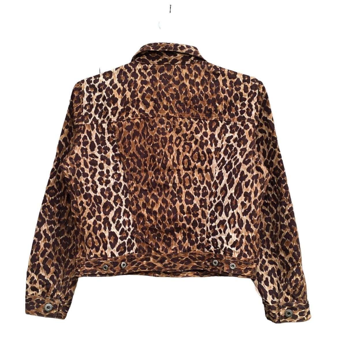 Dolce & Gabbana × Vintage Vintage Dolce And Gabbana ITTIERRE Leopard Trucker Jacket Size M / US 6-8 / IT 42-44 - 13 Thumbnail