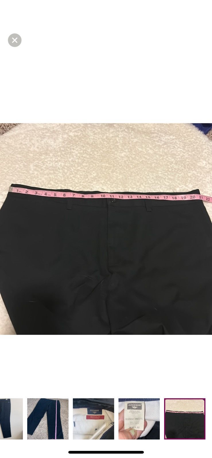 Dockers Dockers flat front black slacks size 42 Size US 42 / EU 58 - 7 Thumbnail