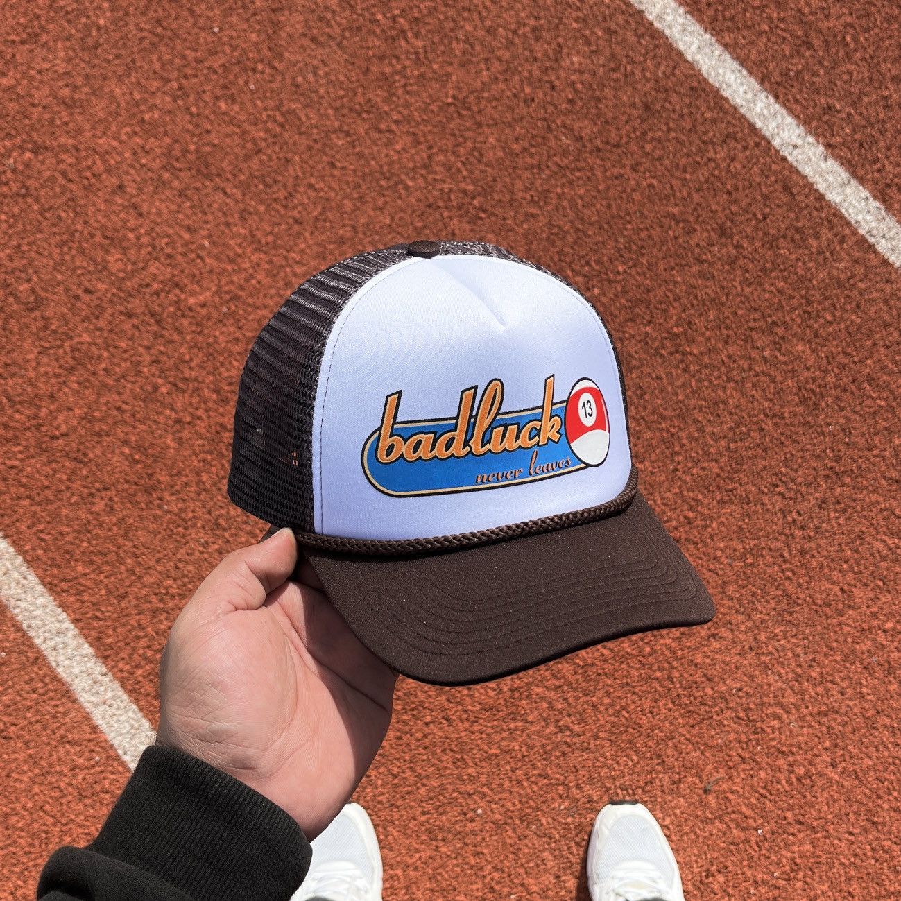Other BADLUCKNEVERLEAVES - UNLUCKY 13 MESH TRUCKER HAT Size ONE SIZE - 2 Thumbnail