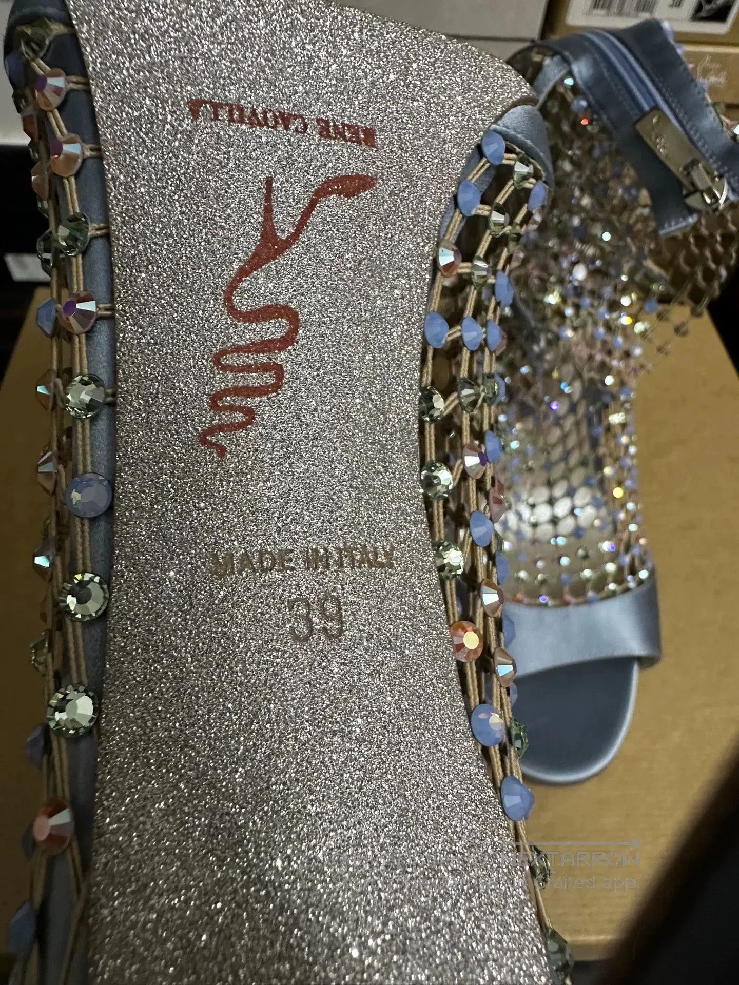 Rene Caovilla Rene Caovilla Crystal Embellished Heels. Size US 8 / IT 38 - 6 Thumbnail