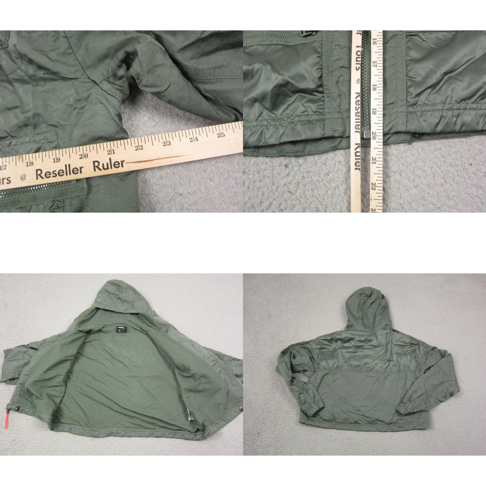 Nike Nike Jacket Womens S Green Full Zip Hooded Lightweight Softshell 90s Sports Casual Activewear Running Hoodie Size S / US 4 / IT 40 - 8 Thumbnail