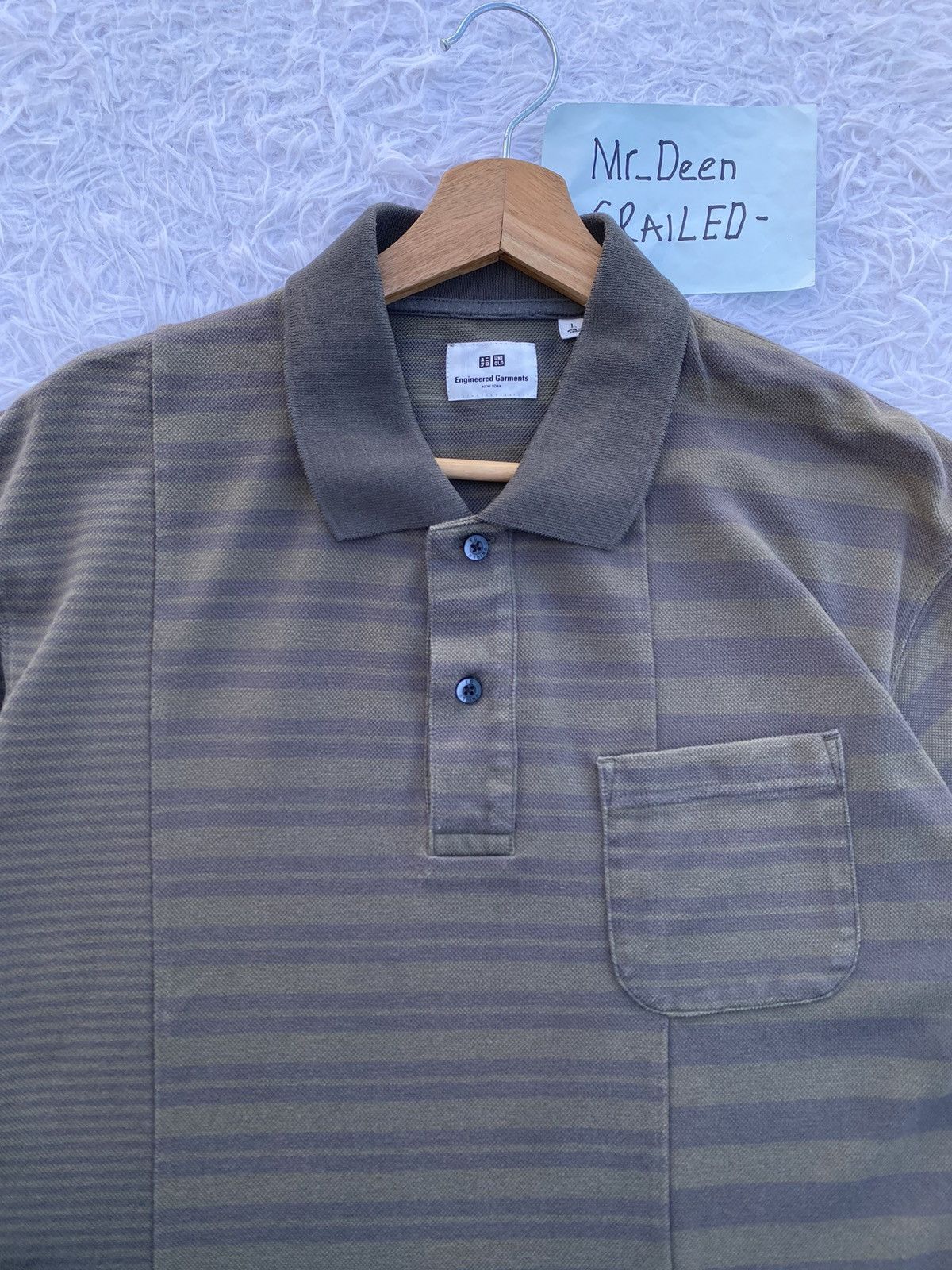 Engineered Garments Rare Engineered Garments Polo Tee Size US L / EU 52-54 / 3 - 10 Thumbnail