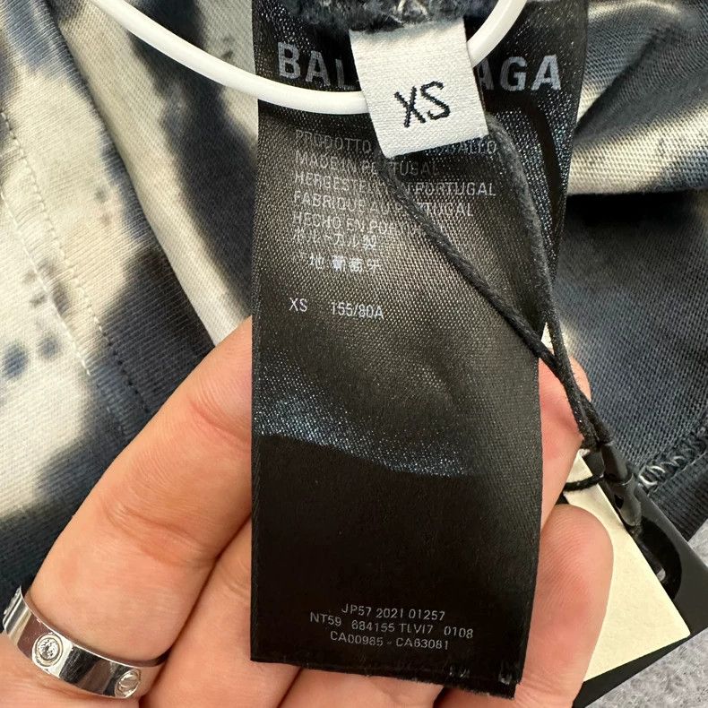 Balenciaga Balenciaga Valentine's Day Tie-Dye Short Sleeve 2505-Nextar Size US XS / EU 42 / 0 - 5 Thumbnail