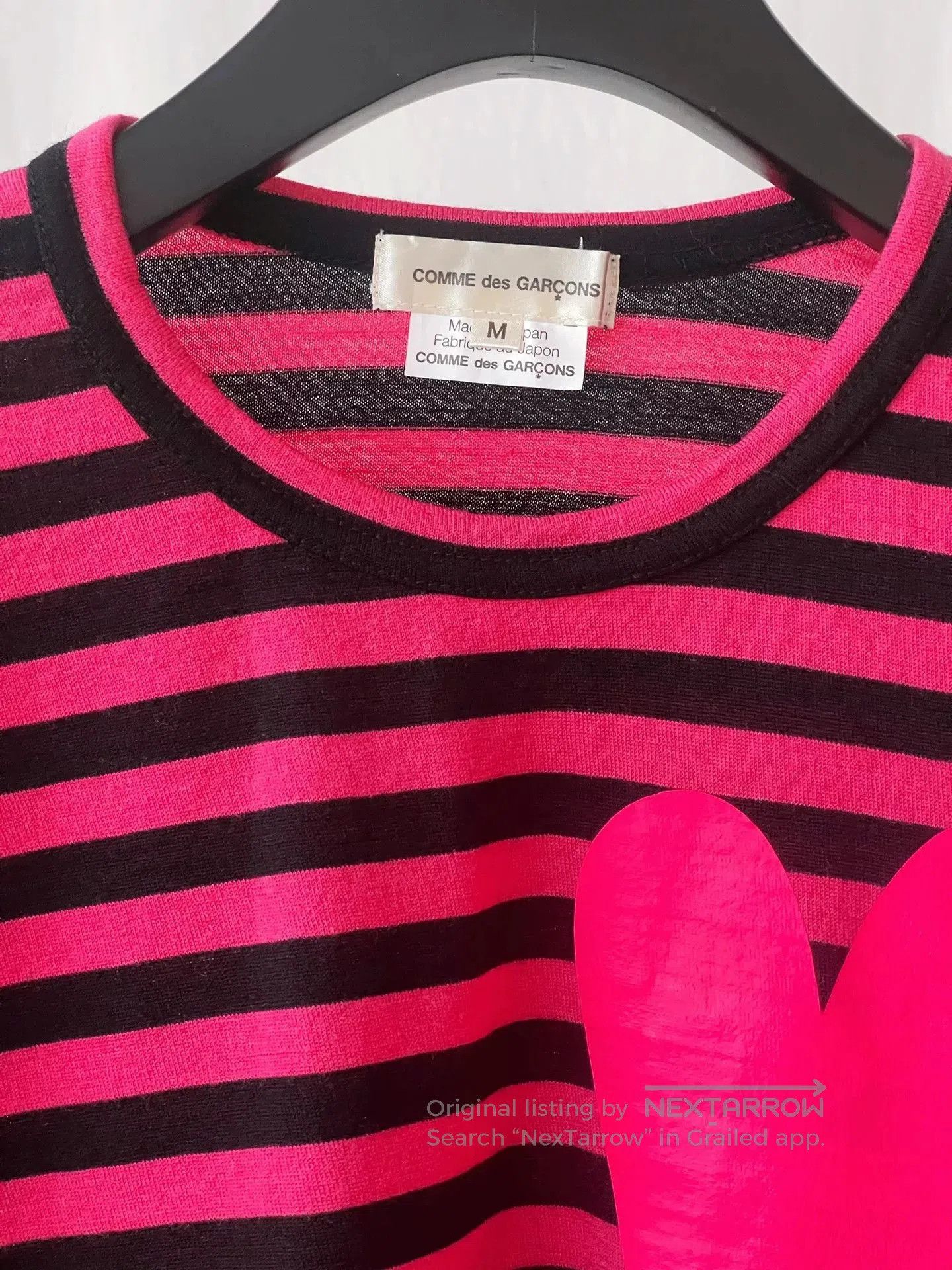 Comme des Garcons CDG Comme des Garçons Heart Knit Sweater. Size M / US 6-8 / IT 42-44 - 3 Thumbnail