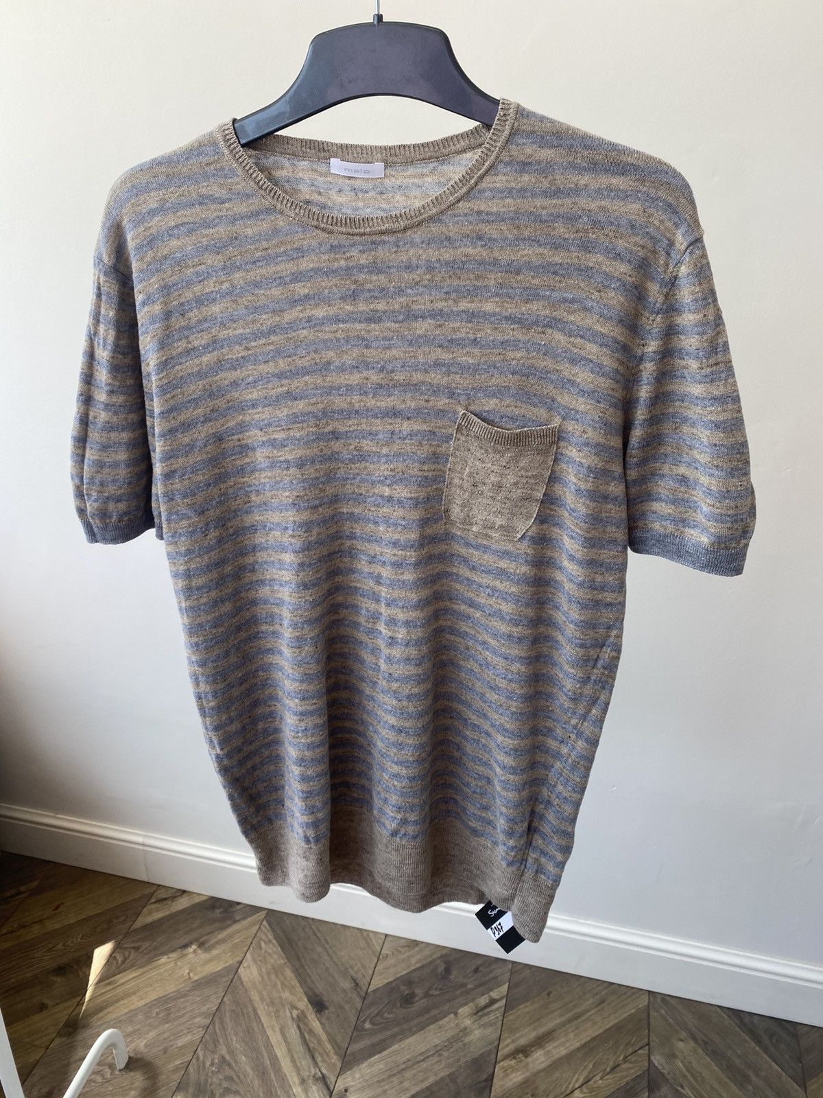 Malo Vintage Malo Linen viscose and cotton crewneck tee Size US L / EU 52-54 / 3 - 4 Thumbnail