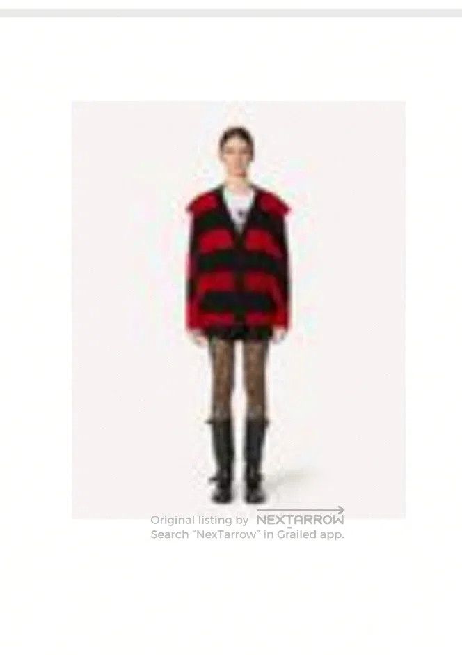Valentino Valentino Black and red striped cardigan Size S / US 4 / IT 40 - 8 Thumbnail