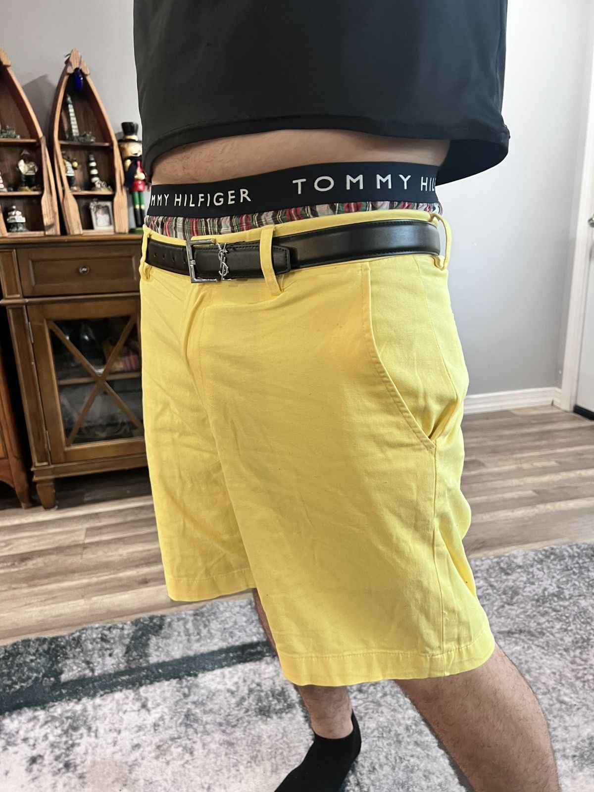 Chaps Yellow Modest Chaps shorts Size US 32 / EU 48 - 1 Thumbnail
