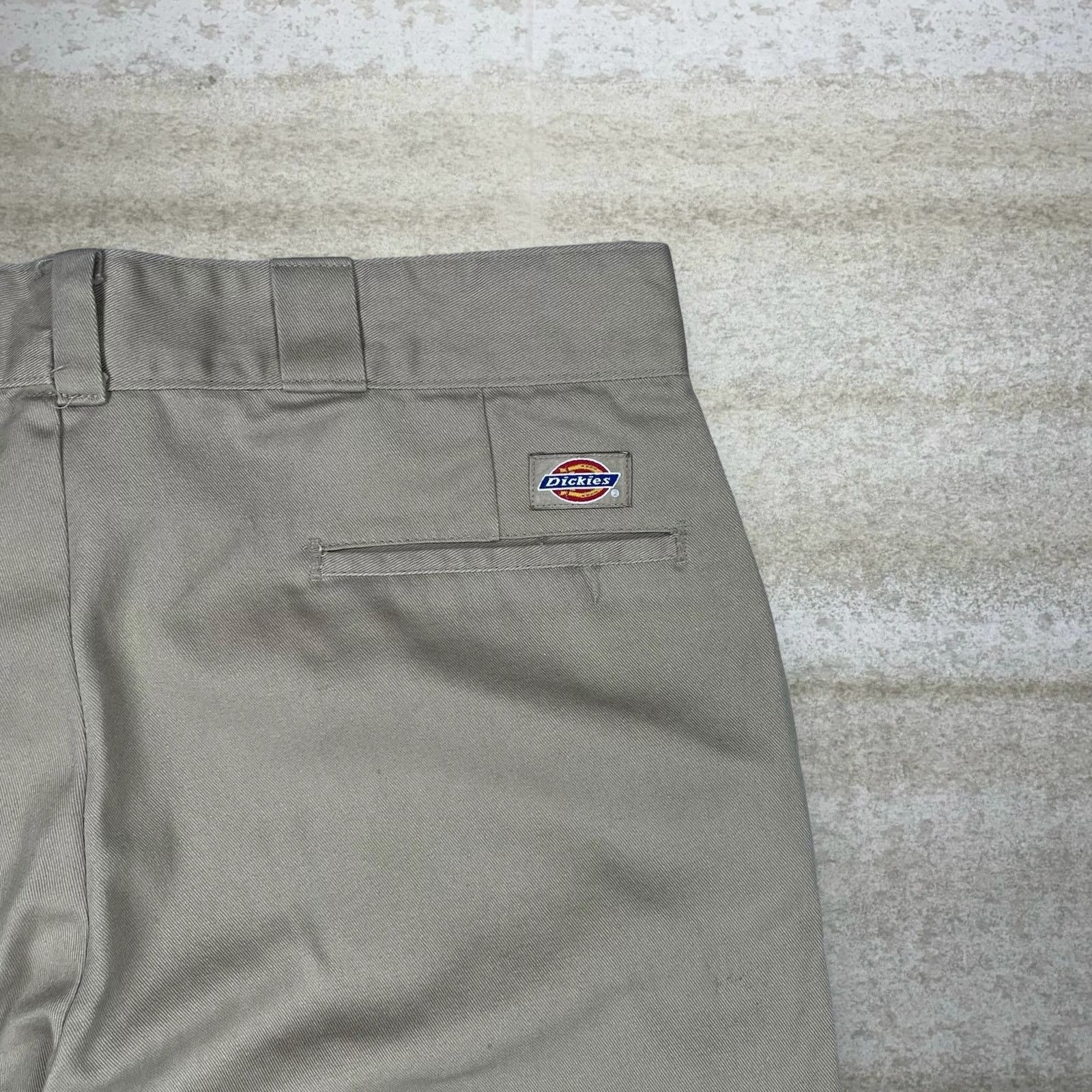 Dickies Vintage 90s Dickies Khakis Pants 34x32 Relaxed Camel Tan Size US 34 / EU 50 - 3 Thumbnail