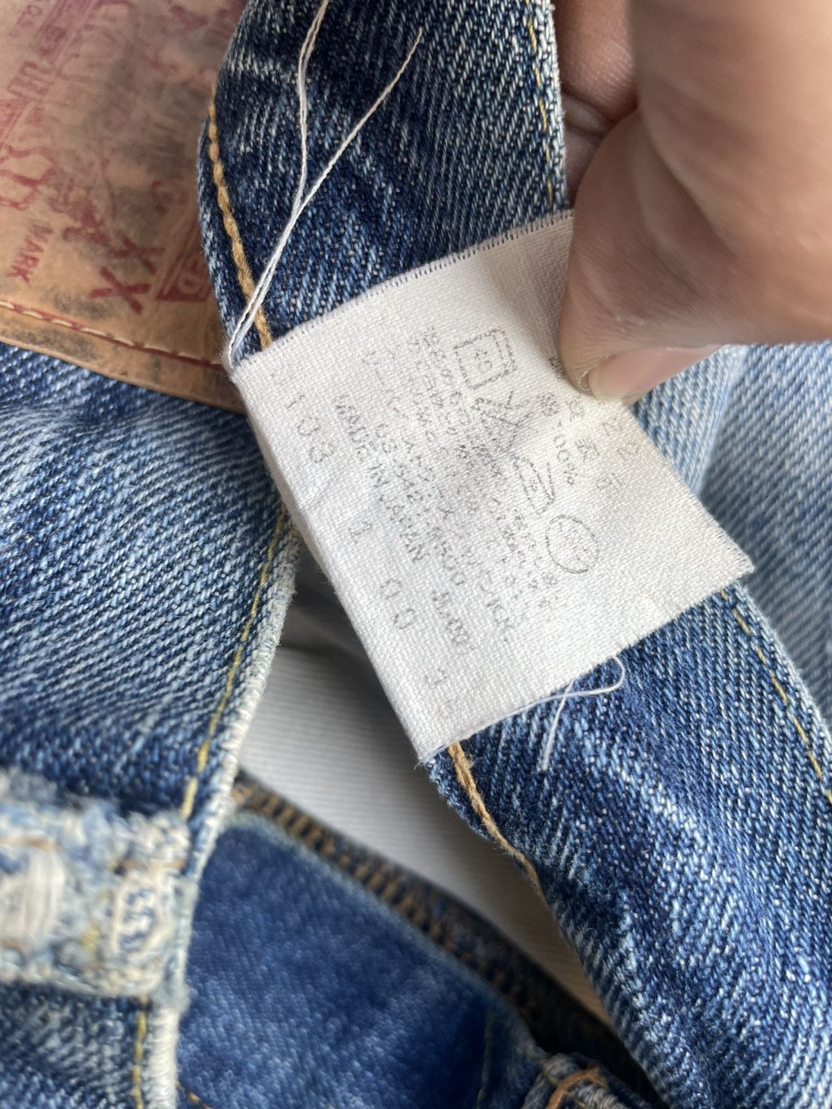 Levi's Vintage Levi’s 502XX Selvedge Distressed Size US 31 - 21 Thumbnail