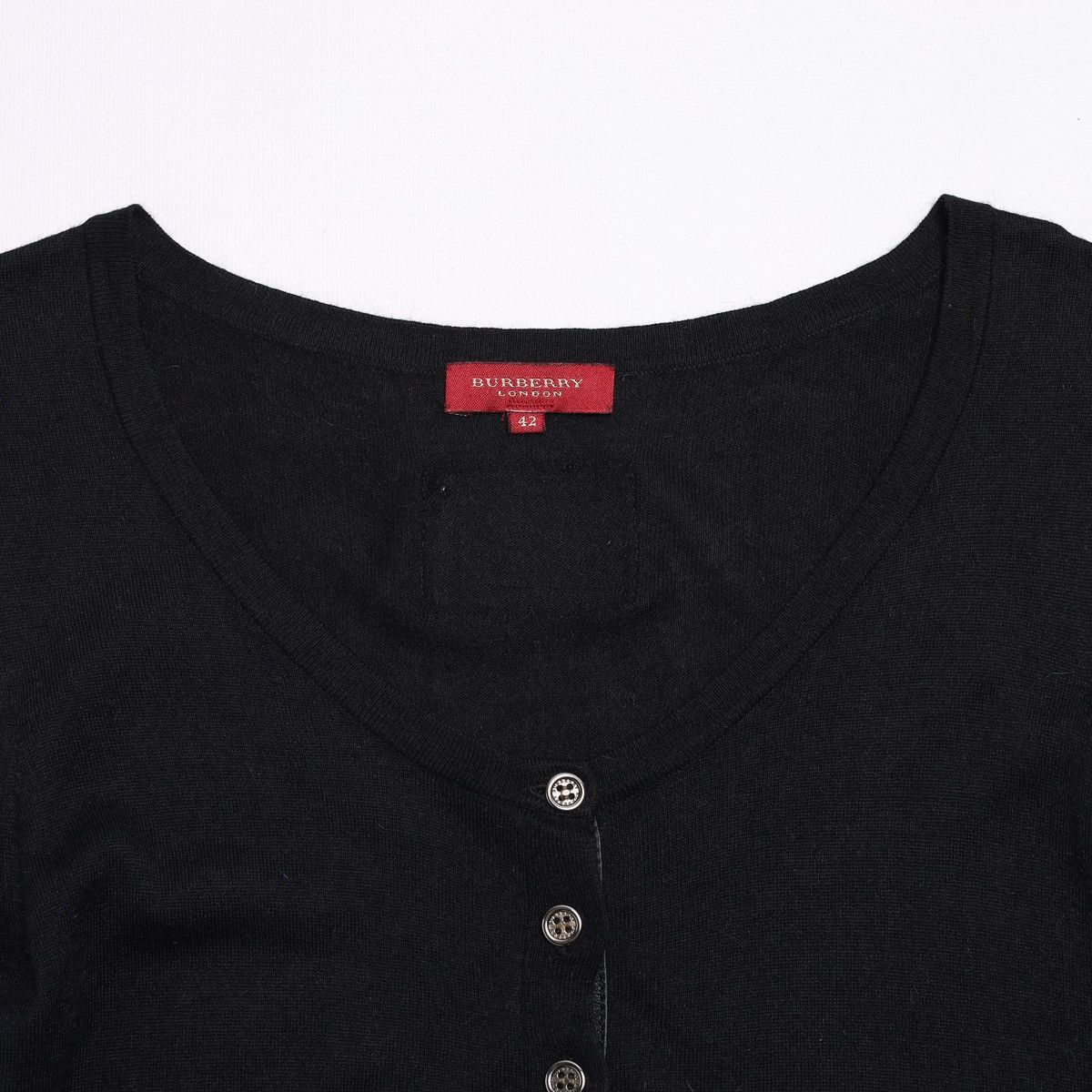 Burberry Burberry London Red Label Long Sleeve top Blouse Light Wool Size M / US 6-8 / IT 42-44 - 2 Thumbnail