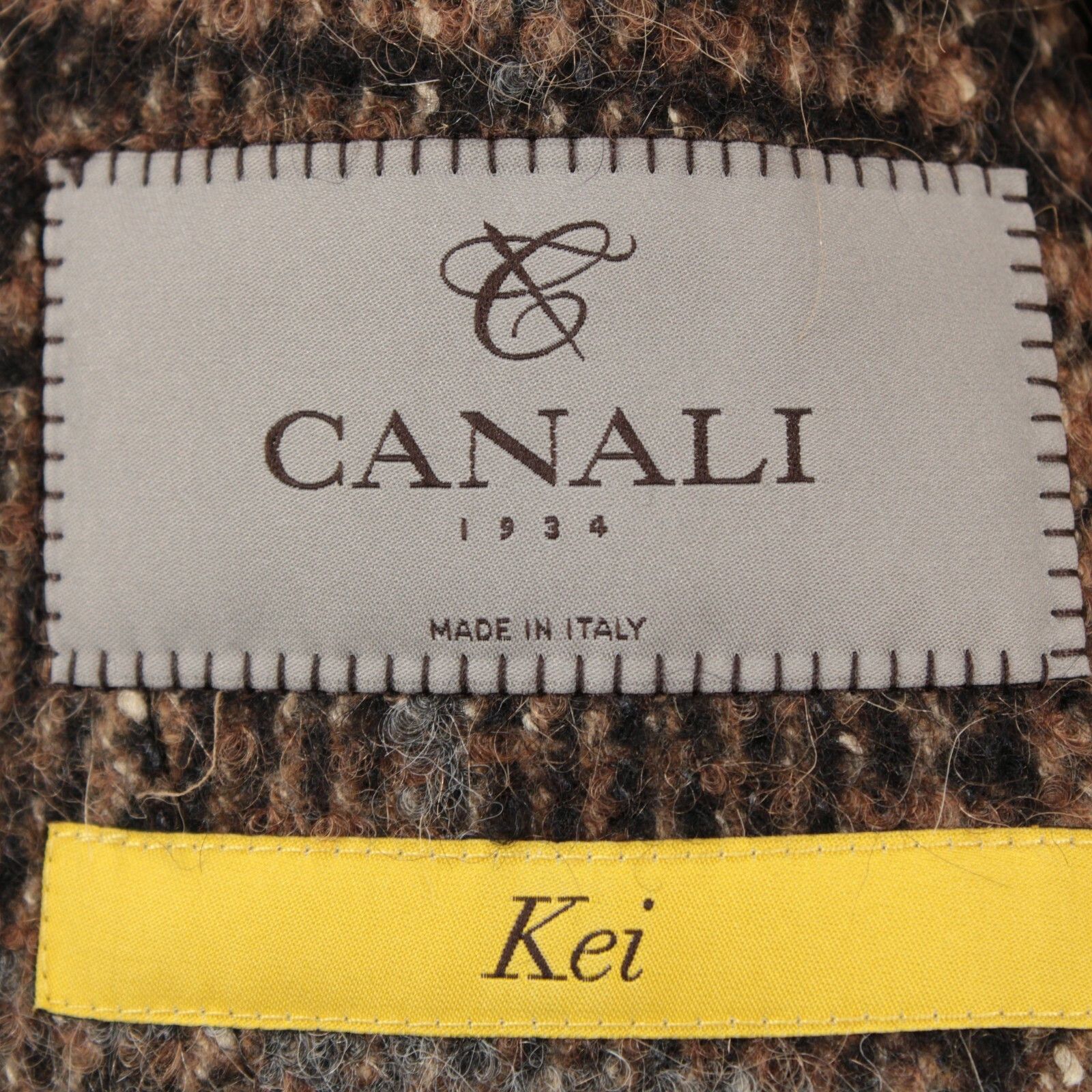 Canali Canali Coat Size S US In Brown Wool Blend Size US S / EU 44-46 / 1 - 8 Thumbnail