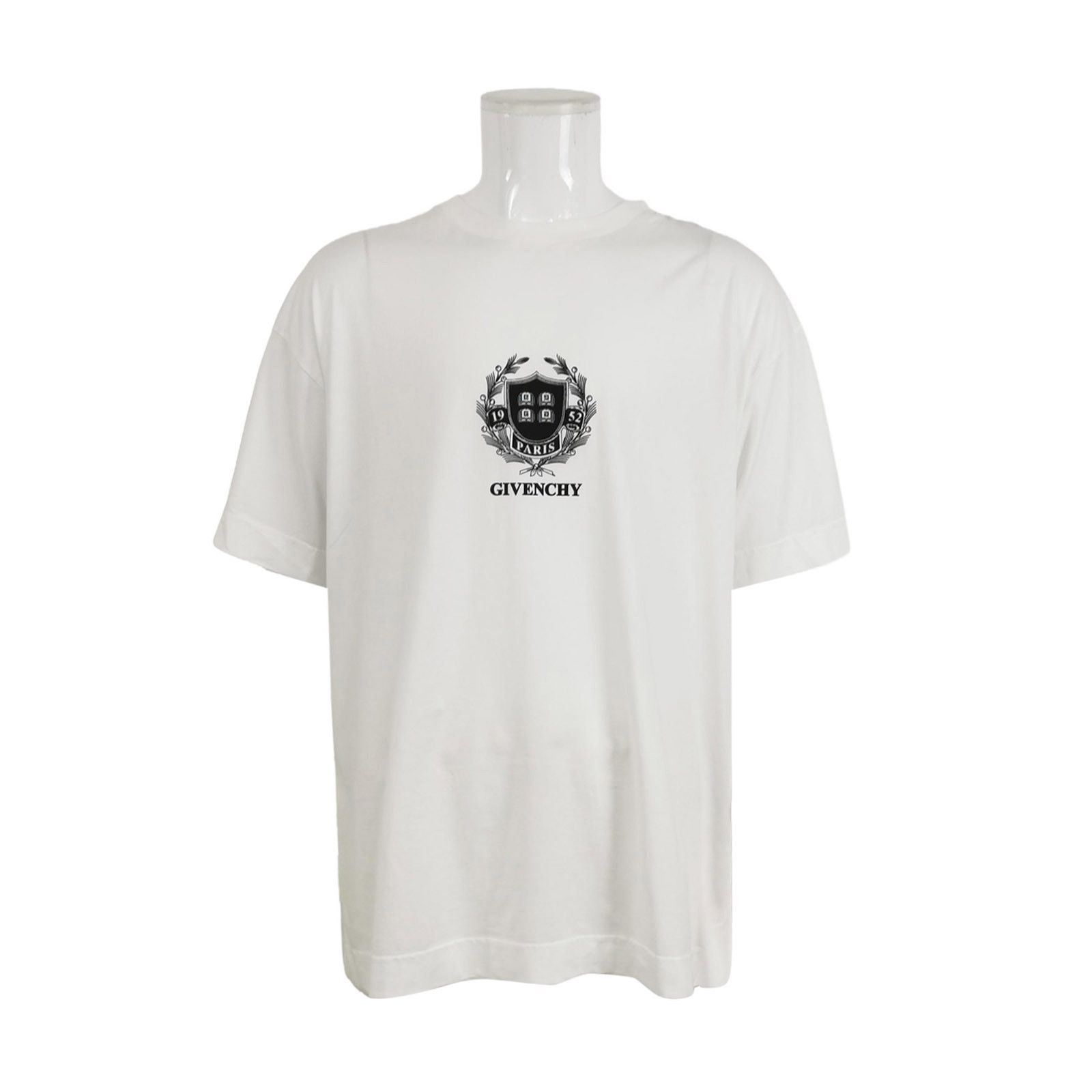 Givenchy Givenchy White Logo Crew Neck T-Shirt XL Size US XL / EU 56 / 4 - 1 Thumbnail