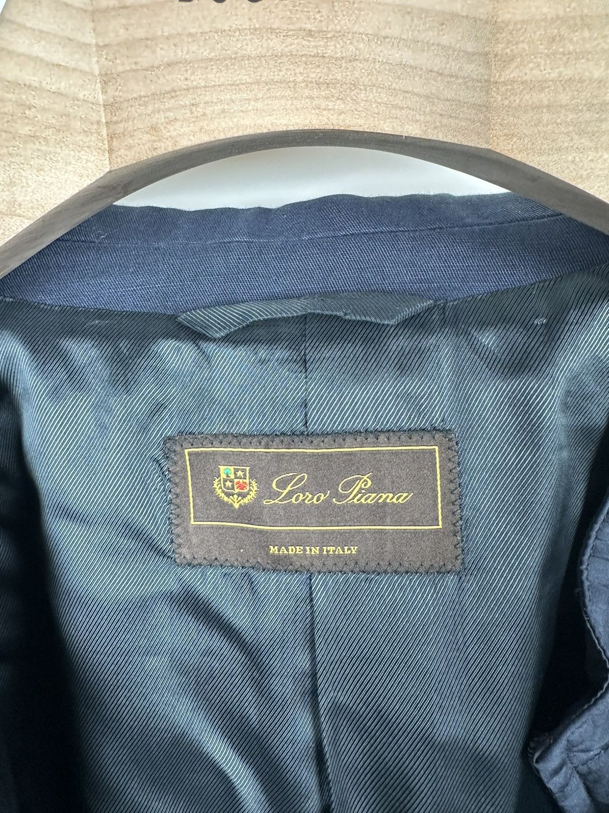 Loro Piana Loro Piana Navy Blazer Jacket Size 48R - 5 Thumbnail