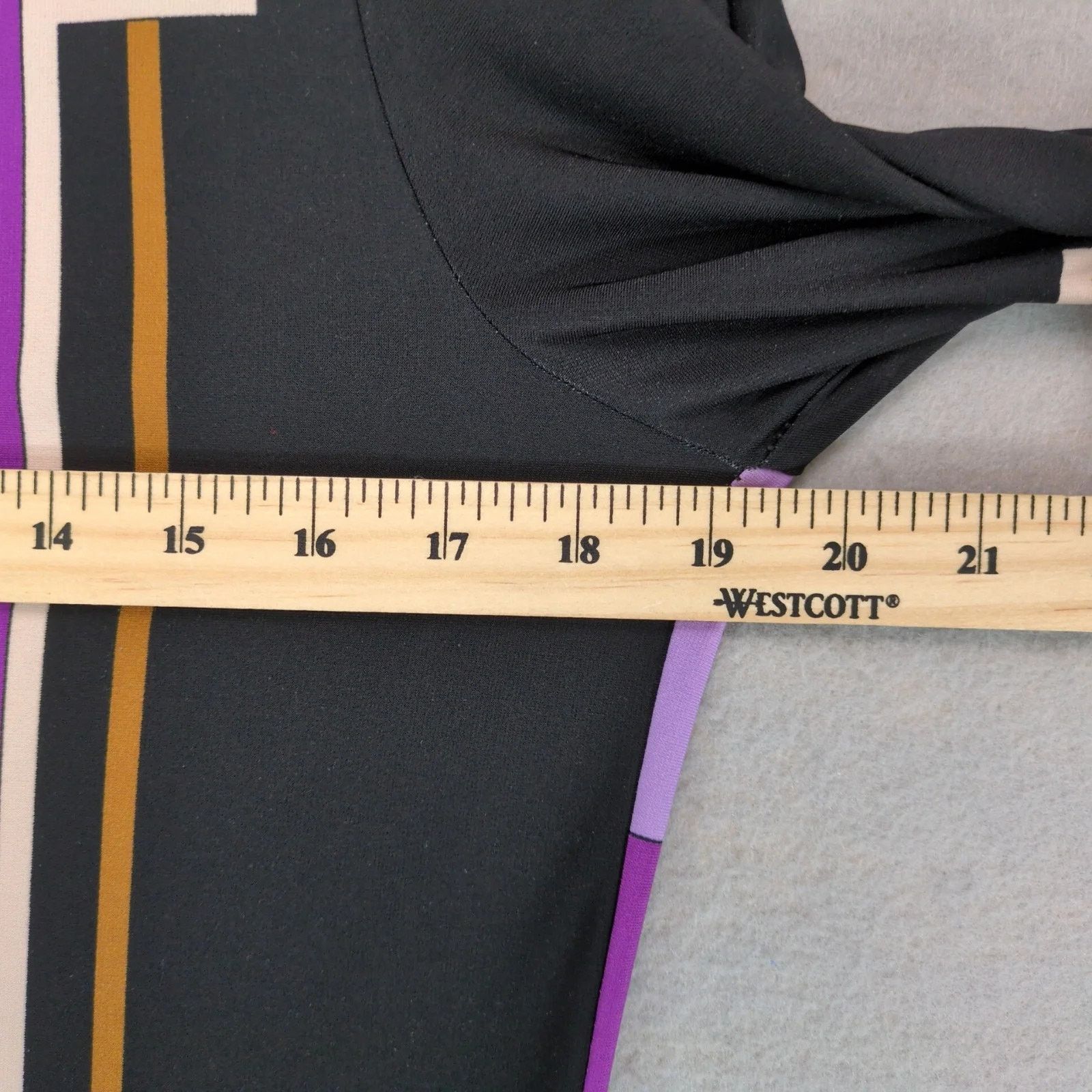 Donna Morgan Jin by Donna Morgan Purple Asian Motif A-Line Dress Sz 10 Size L / US 10 / IT 46 - 4 Thumbnail