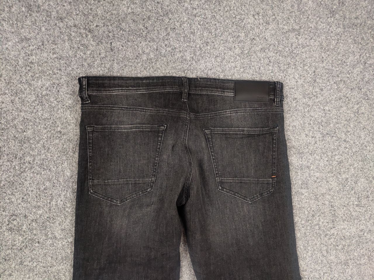 Hugo Boss Hugo Boss stretch denim Regular fit Dark Gray Faded jeans Size US 36 / EU 52 - 6 Thumbnail