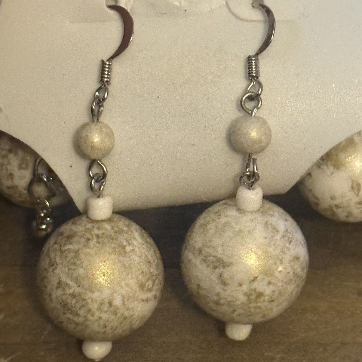 Other Ippo chunky metallic swirl bead necklace and earrings set Size ONE SIZE - 3 Thumbnail