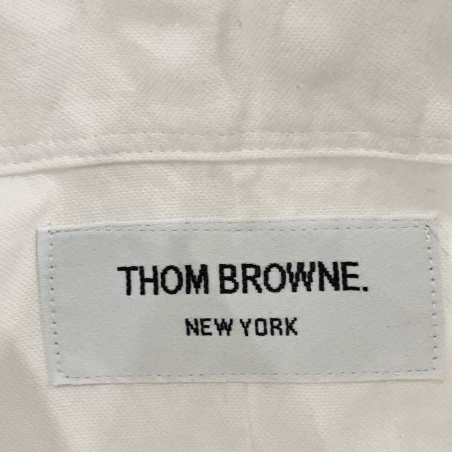 Thom Browne Thom Browne Collared Placket White Long Sleeve Shirt K26WX Size US M / EU 48-50 / 2 - 6 Thumbnail