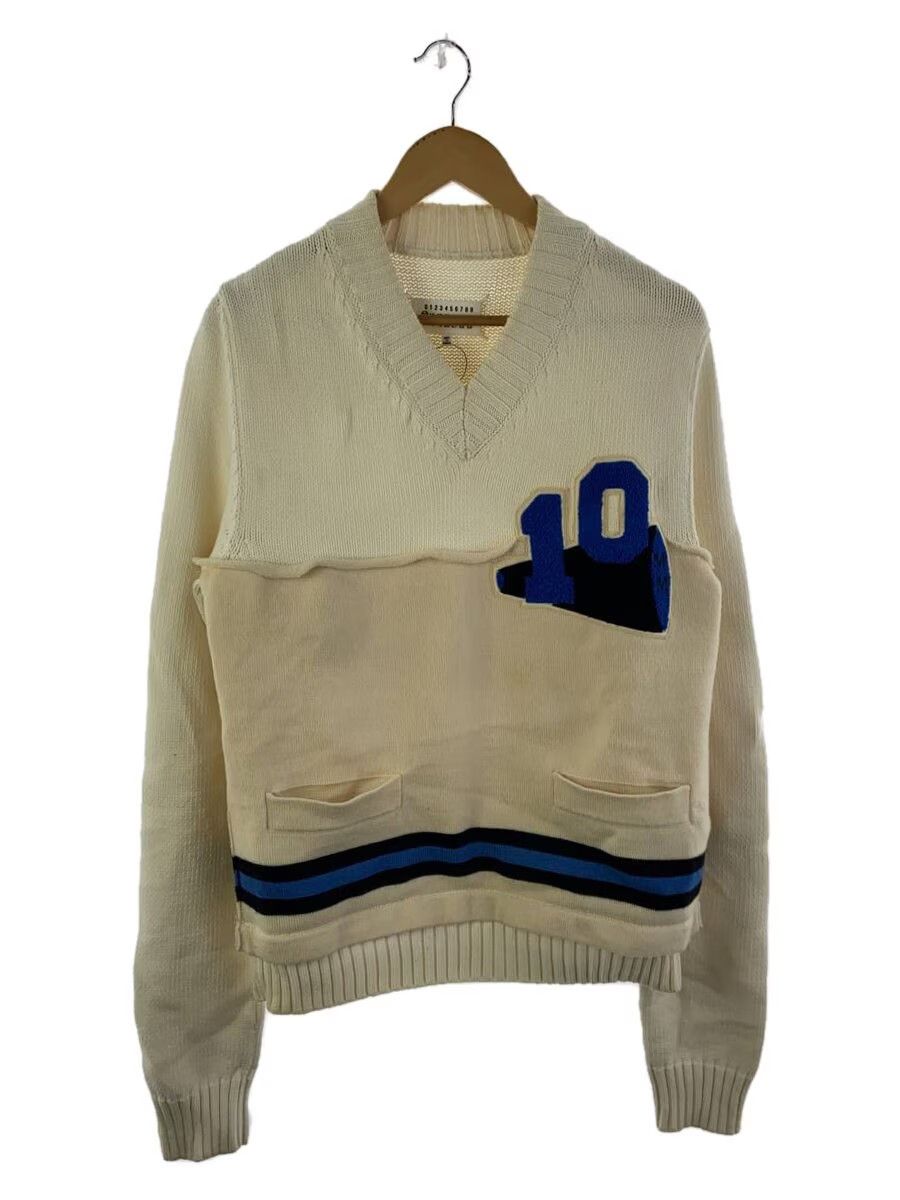 Maison Margiela Reconstructed College Knit Sweater Size US S / EU 44-46 / 1 - 1 Thumbnail