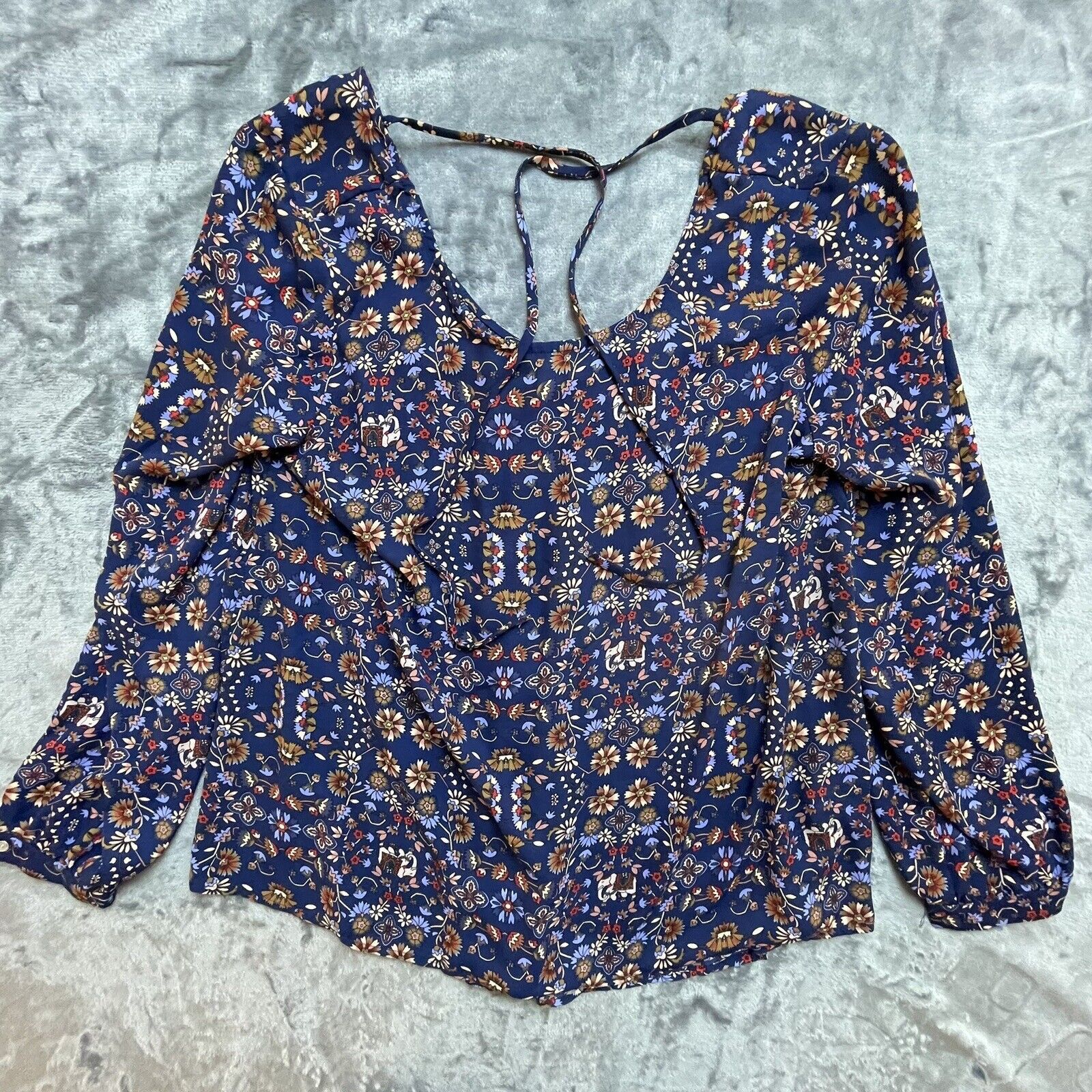 Forever 21 Forever 21 Shirt Womens Large Peasant Cottage Boho Bohemian Size L / US 10 / IT 46 - 1 Thumbnail