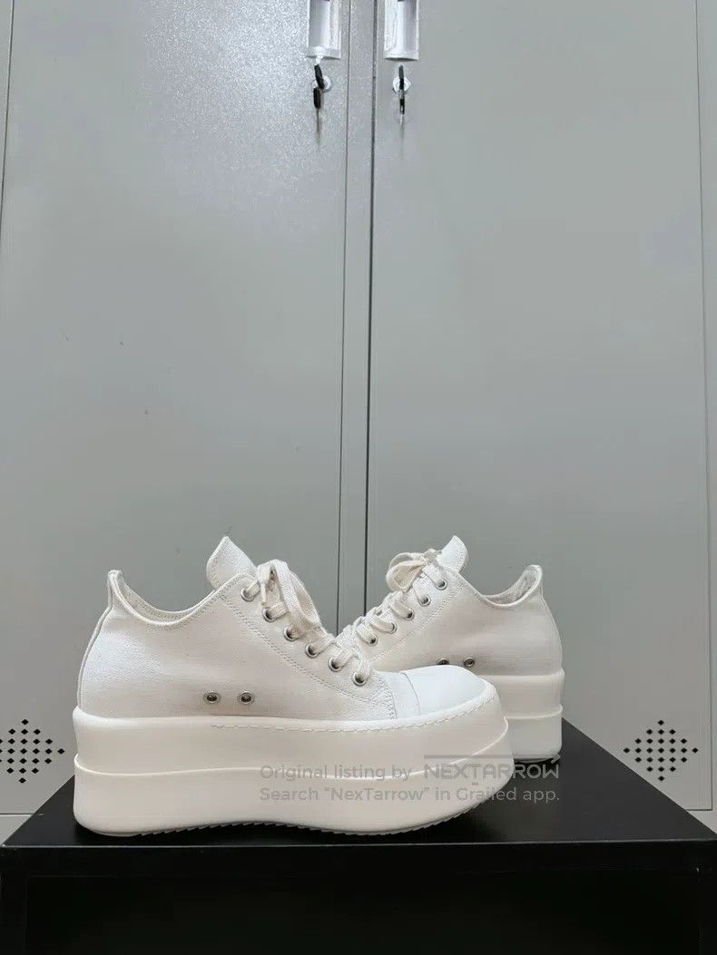 Rick Owens Rick Owens Top-tier thick sole ivory milk Converse Size US 5.5 / EU 38 - 5 Thumbnail