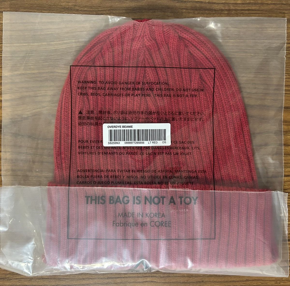Supreme Supreme Overdyed Red Beanie Size ONE SIZE - 3 Thumbnail