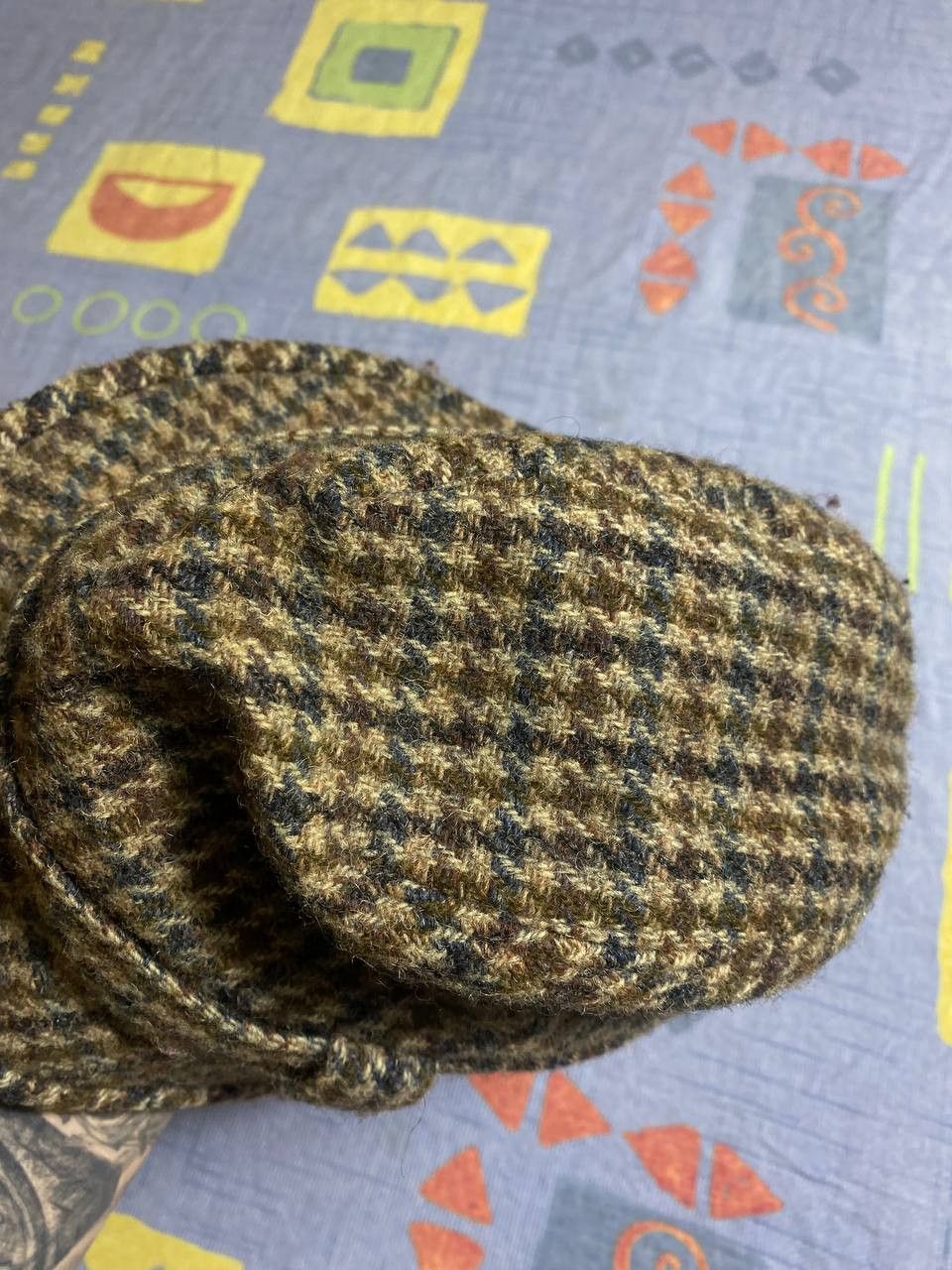 Harris Tweed × Vintage Harris Tweed cap hat Size ONE SIZE - 8 Thumbnail