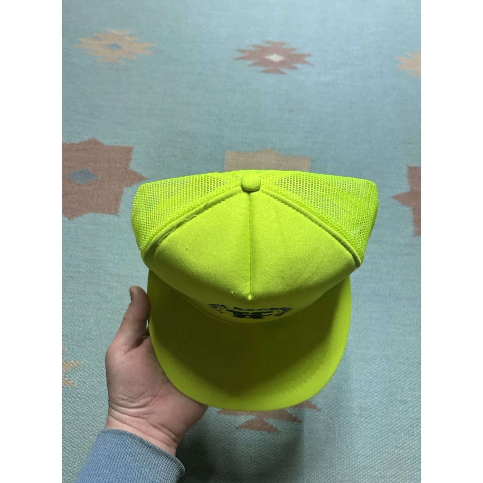 Vintage VINTAGE 90s Tri City Aggregates hi vis yellow neon TCA snap Trucker Hat Cap Men Adjustable Yellow 90s SNAP Hat Keywords Size ONE SIZE - 3 Thumbnail