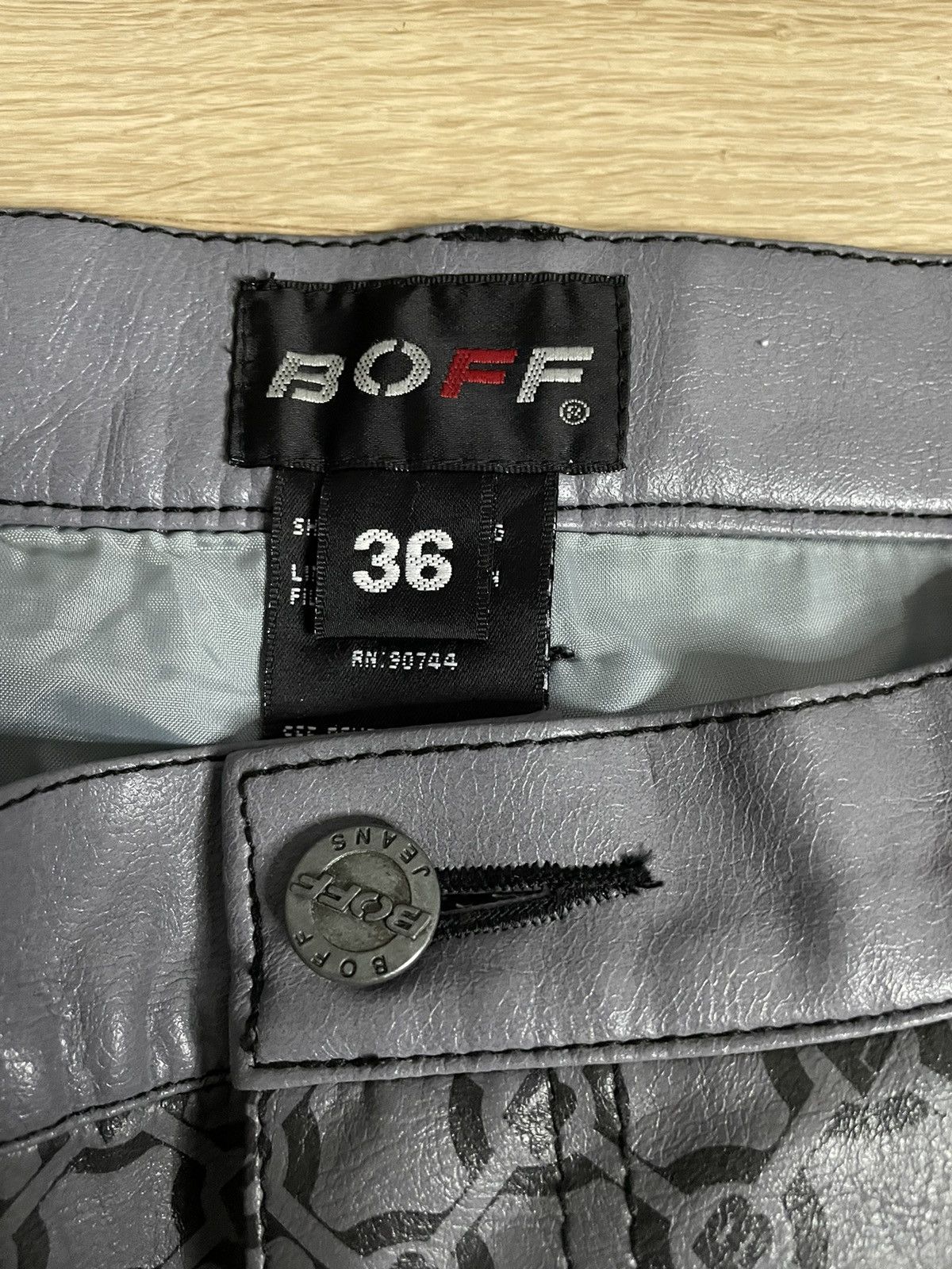 JNCO avant garde leather shorts sk8 rare Size US 36 / EU 52 - 5 Thumbnail