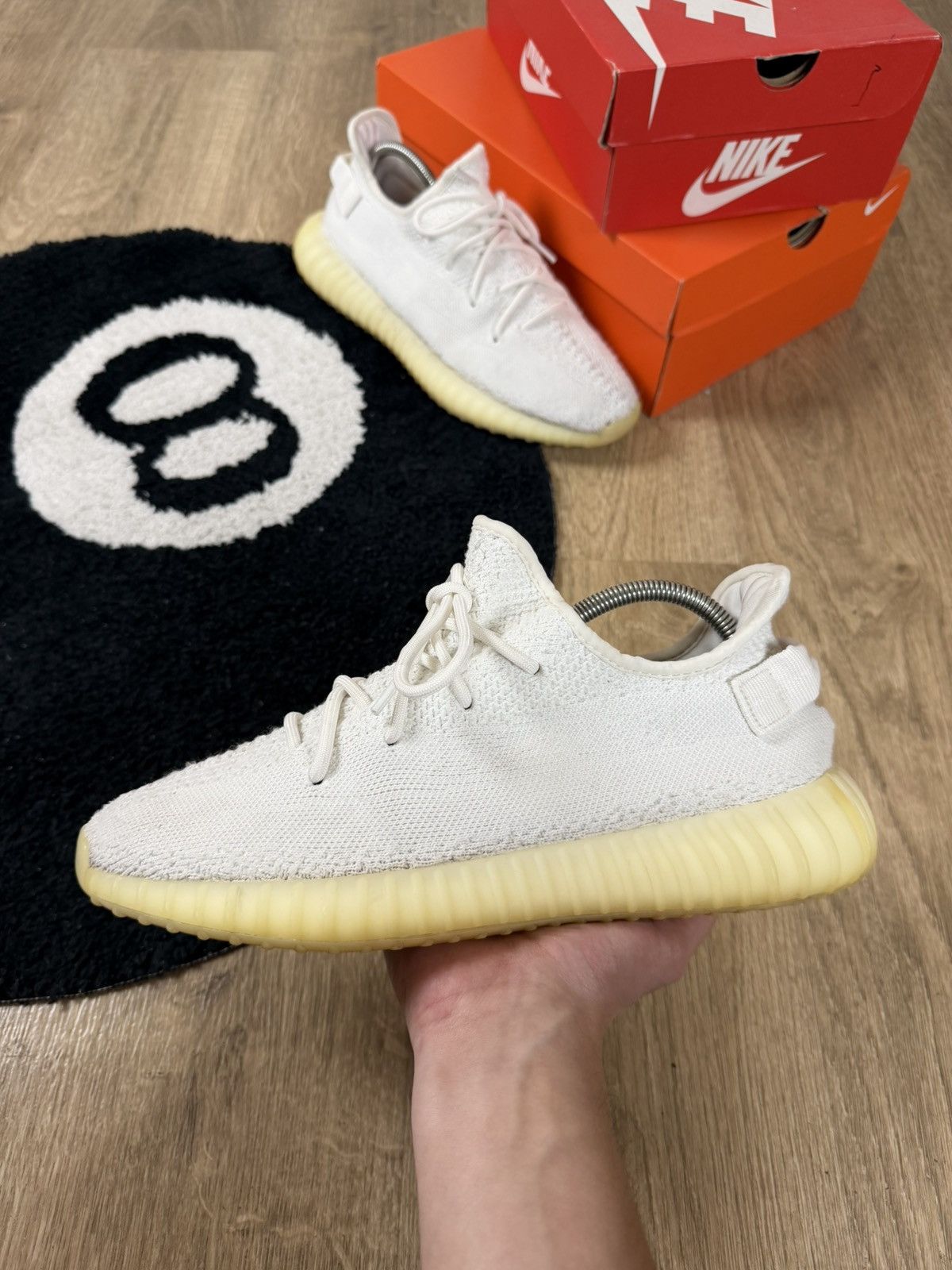 Yeezy Adidas Yeezy Boost 350 V2 Cream Size US 10 / EU 43 - 1 Thumbnail