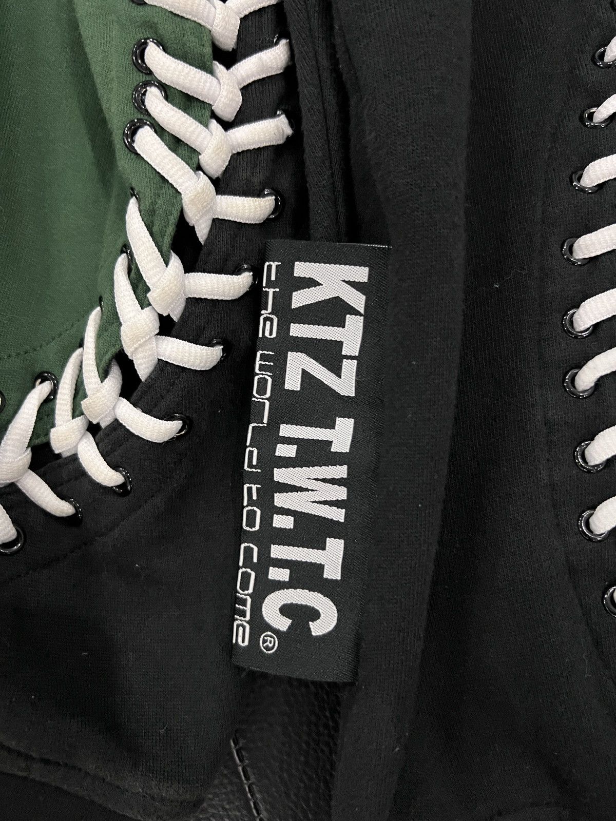 KTZ KTZ FW16 Runway Baseball Lace Panel Hoodie Size US L / EU 52-54 / 3 - 16 Thumbnail