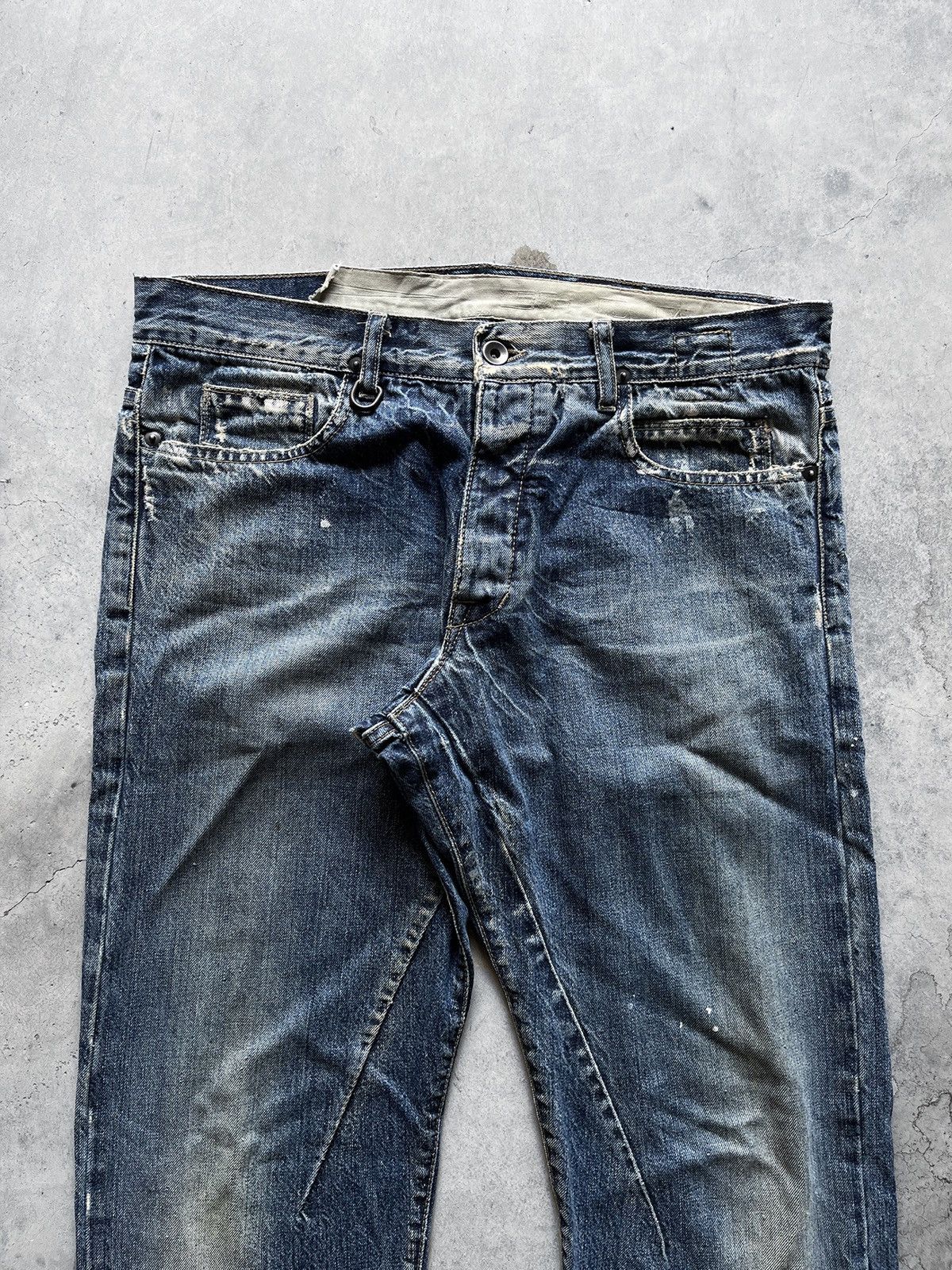 Rick Owens × Rick Owens Drkshdw Rick Owens Denim Size US 33 - 2 Thumbnail