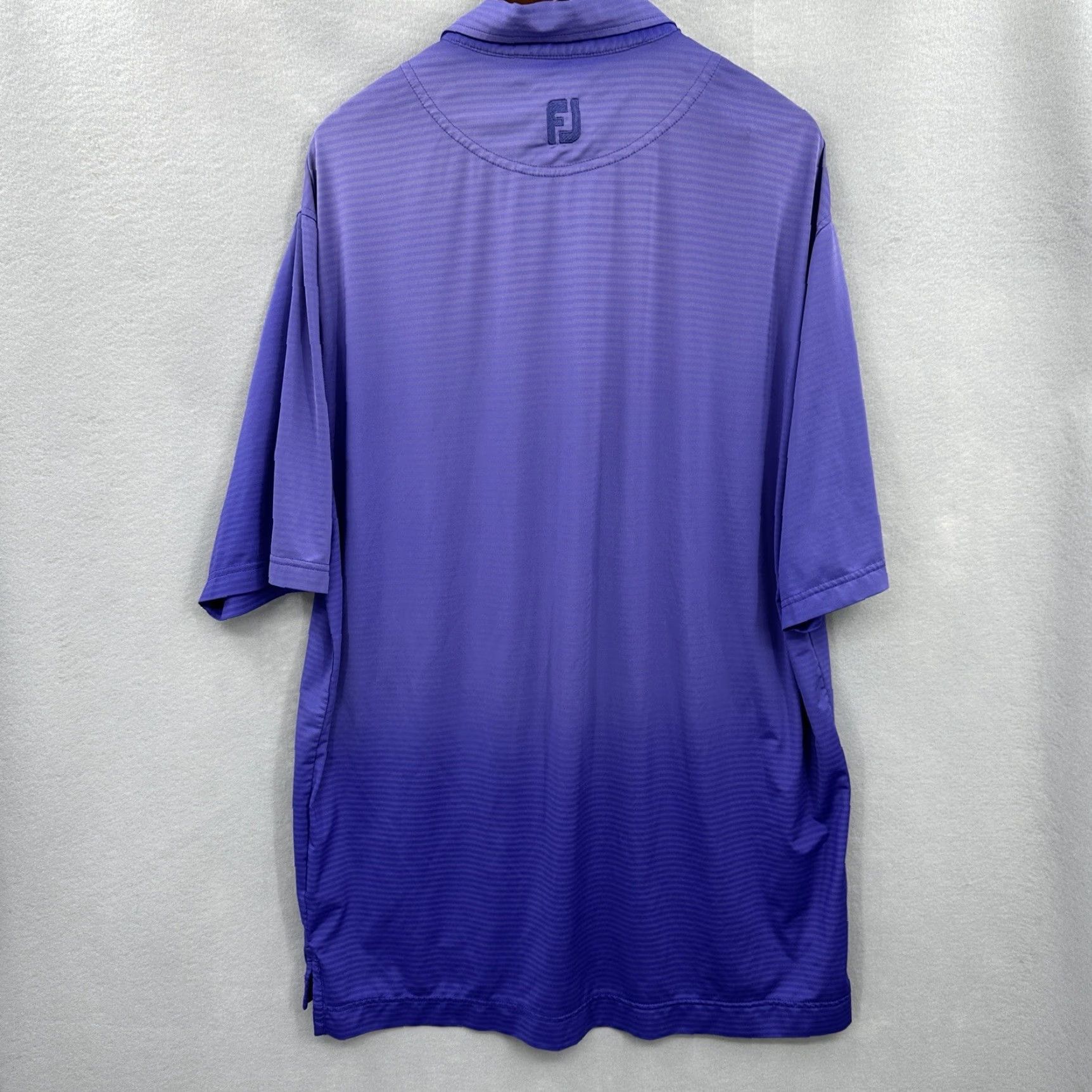 Footjoy FootJoy Polo Shirt Men’s XL Purple Striped Short Sleeve Polo Sports Golf Logo Dad Casual Shirt Size US XL / EU 56 / 4 - 6 Thumbnail