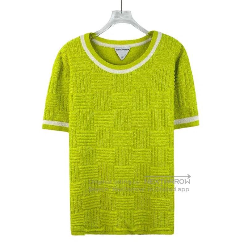 Bottega Veneta Bottega Veneta Green Cotton Short Sleeve T. Size US M / EU 48-50 / 2 - 1 Thumbnail