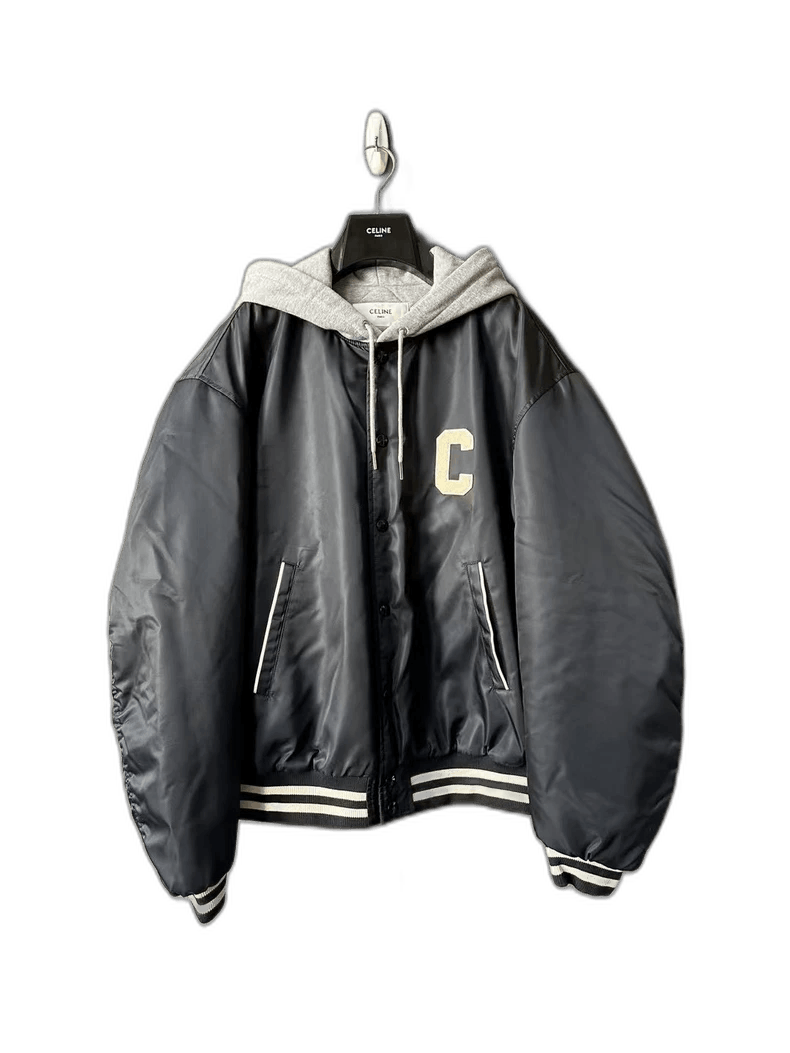 Celine Celine Hooded Baseball Jacket Size 54 Size US XXL / EU 58 / 5 - 1 Thumbnail