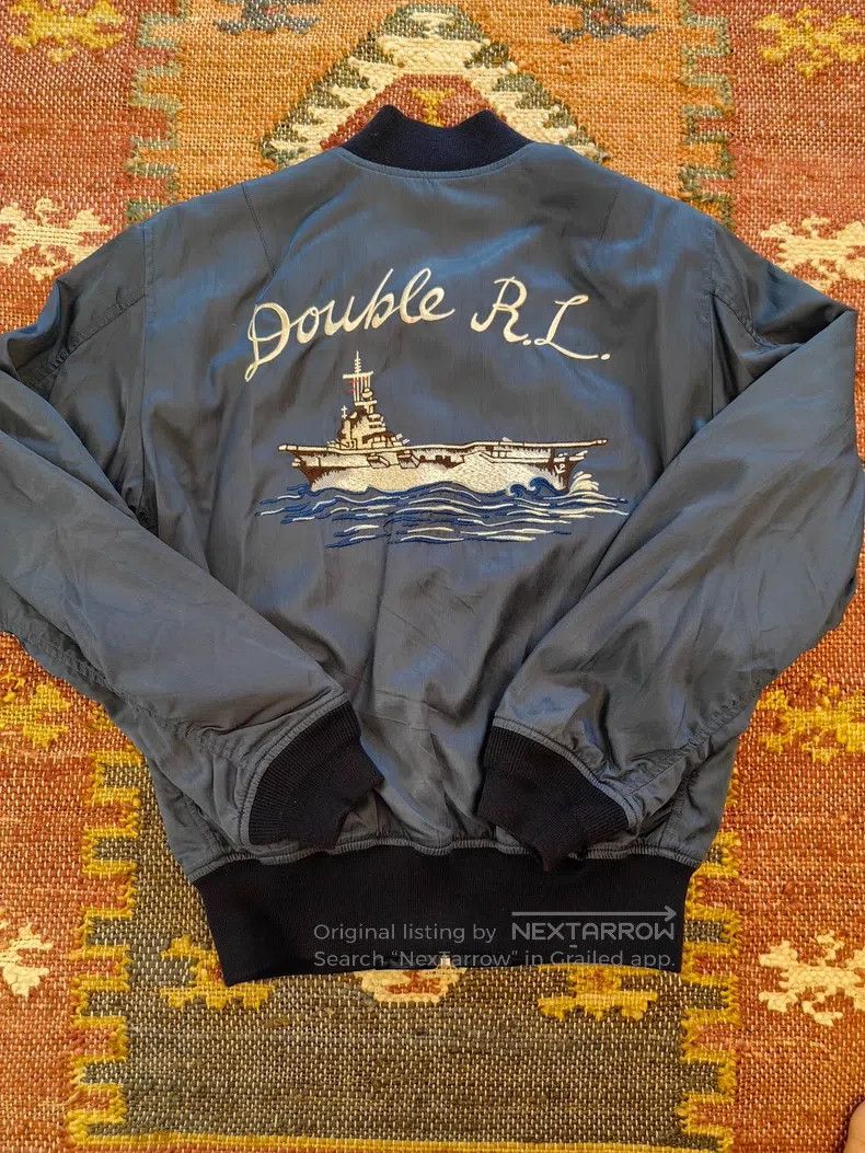 RRL Ralph Lauren RRL Ralph Lauren Blue washed vintage embroidery coat Size US M / EU 48-50 / 2 - 1 Thumbnail
