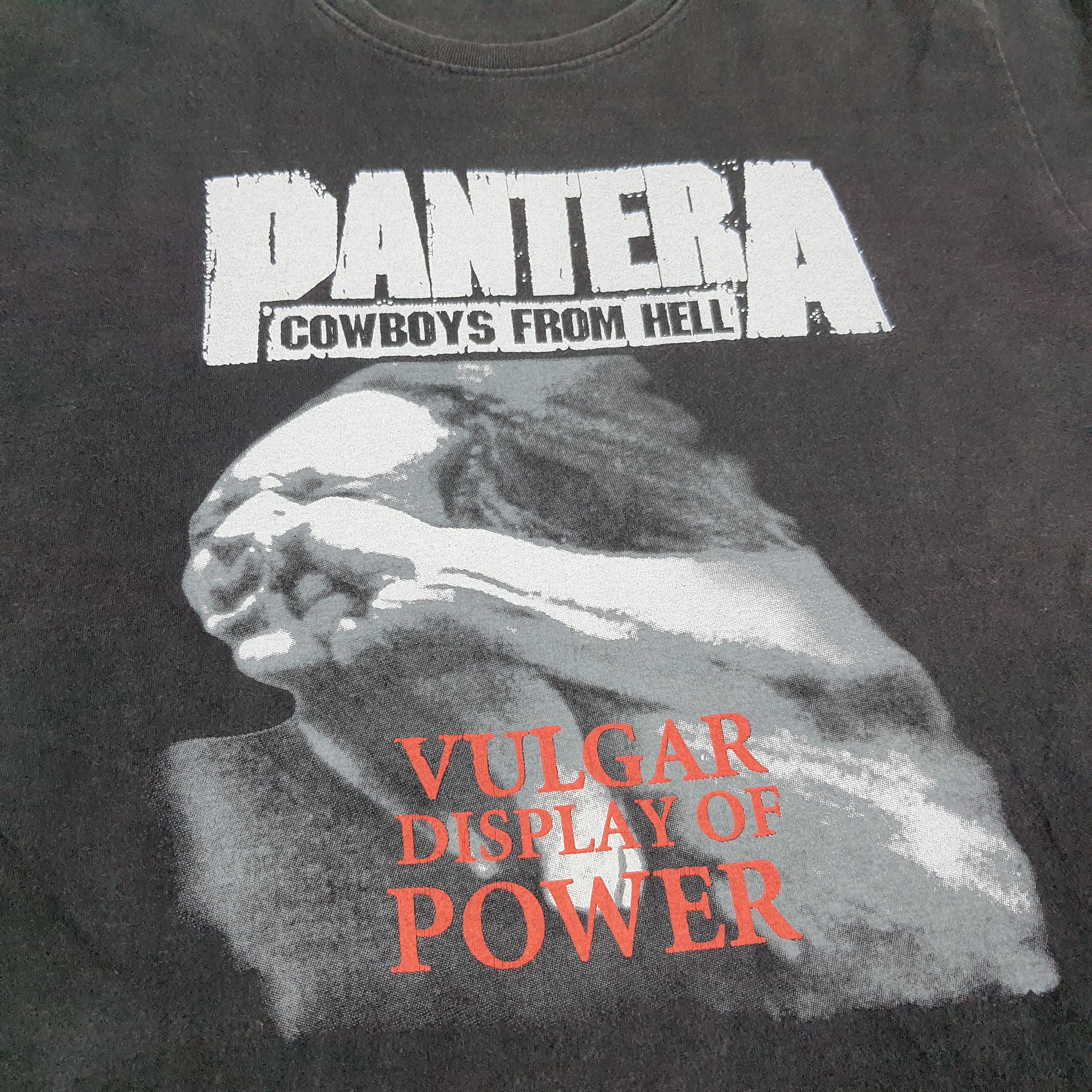Band Tees × Vintage Vintage PANTERA Cowboys From Hell Rock Band Tshirt Size US L / EU 52-54 / 3 - 2 Thumbnail