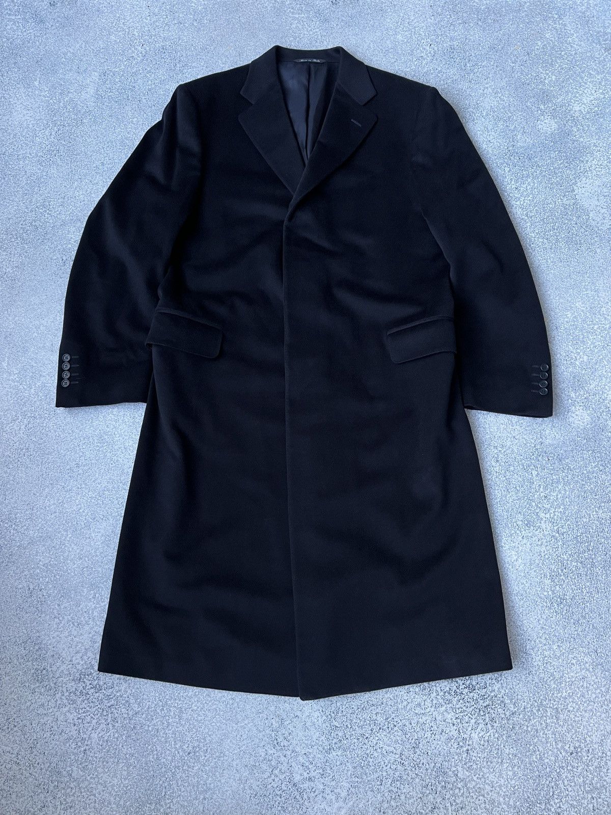 Vintage Canali Lana Cashmere Trench over coat luxury