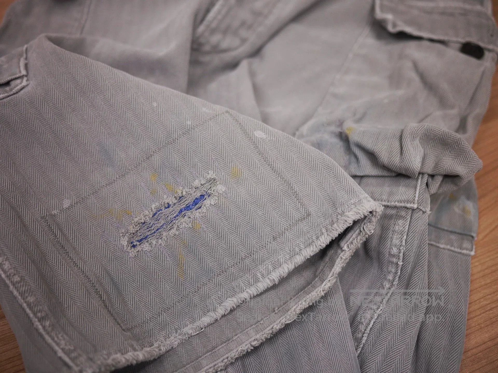 Visvim Gray Cargo Shorts with Distressed Details Size 32. Size US 32 / EU 48 - 8 Thumbnail