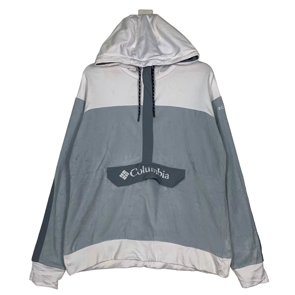 Columbia COLUMBIA Big Logo Half Button Fleece Hoodies #0007-C1 Size US XL / EU 56 / 4 - 3 Thumbnail