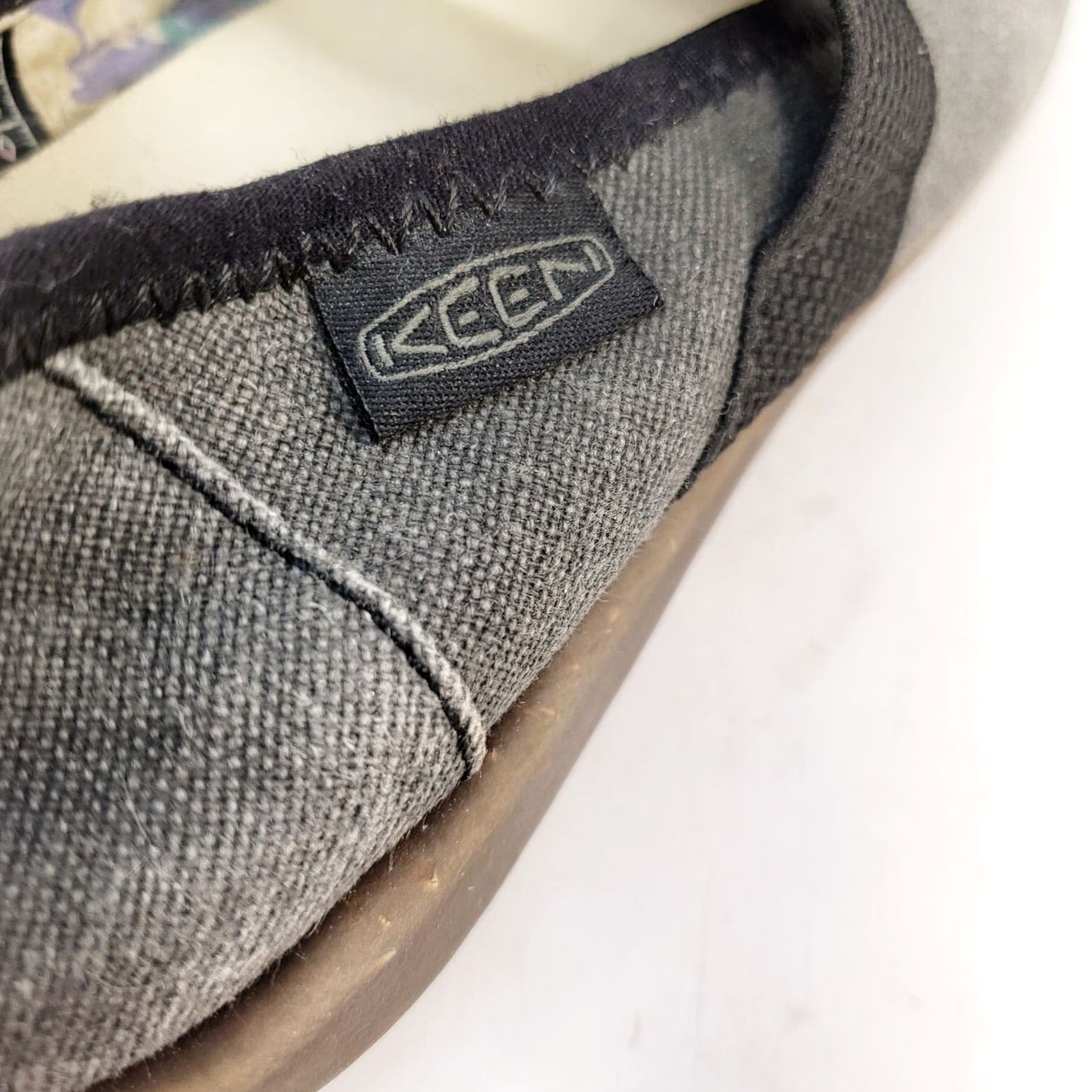 KEEN Keen Sienna Mary Jane Shoes Slip On Cap Toe Women's Gray Black 7.5 Shoes Flat Comfort Cap Toe Mary Jane Womens Slips On Shoes Size ONE SIZE - 7 Thumbnail