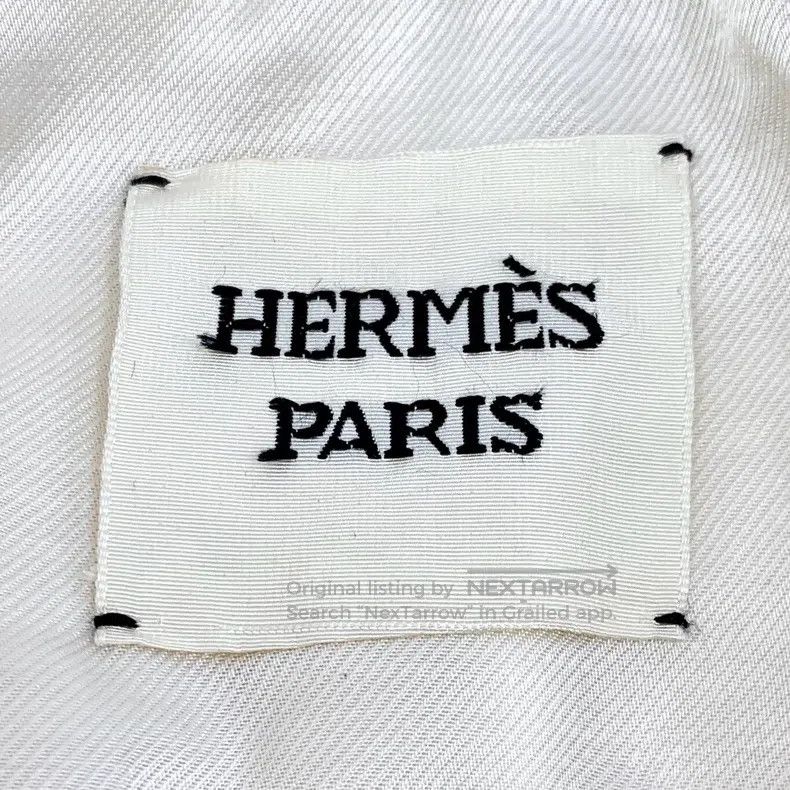 Hermes Hermes Beige Wool Lapel Horn Button Long Sleeve Coat Size XXS / US 00 / IT 34 - 5 Thumbnail